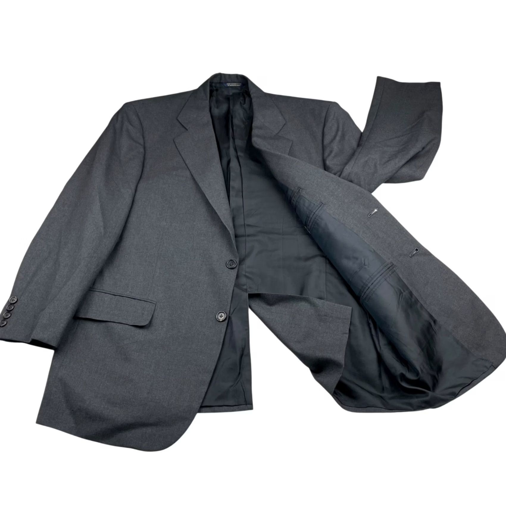 Brooks Brothers Brooks Brothers Golden Fleece Blazer 2-Button Single-Breasted Wool Gray 42S Men Size 42R - 3 Thumbnail
