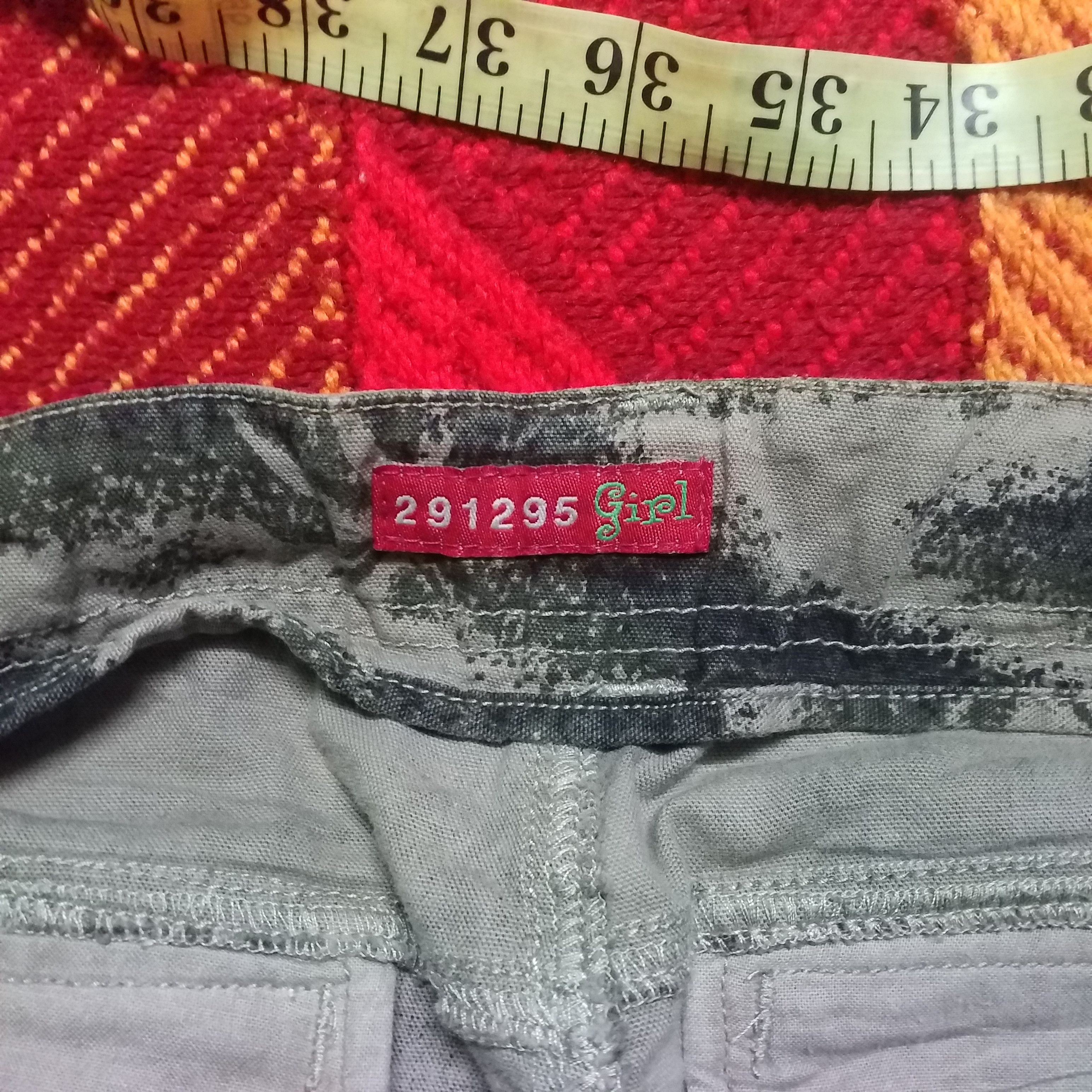 Japanese Brand CARGO BUSH PANT MARIJUANA GREEN FULL PRINT Size 31" - 4 Thumbnail