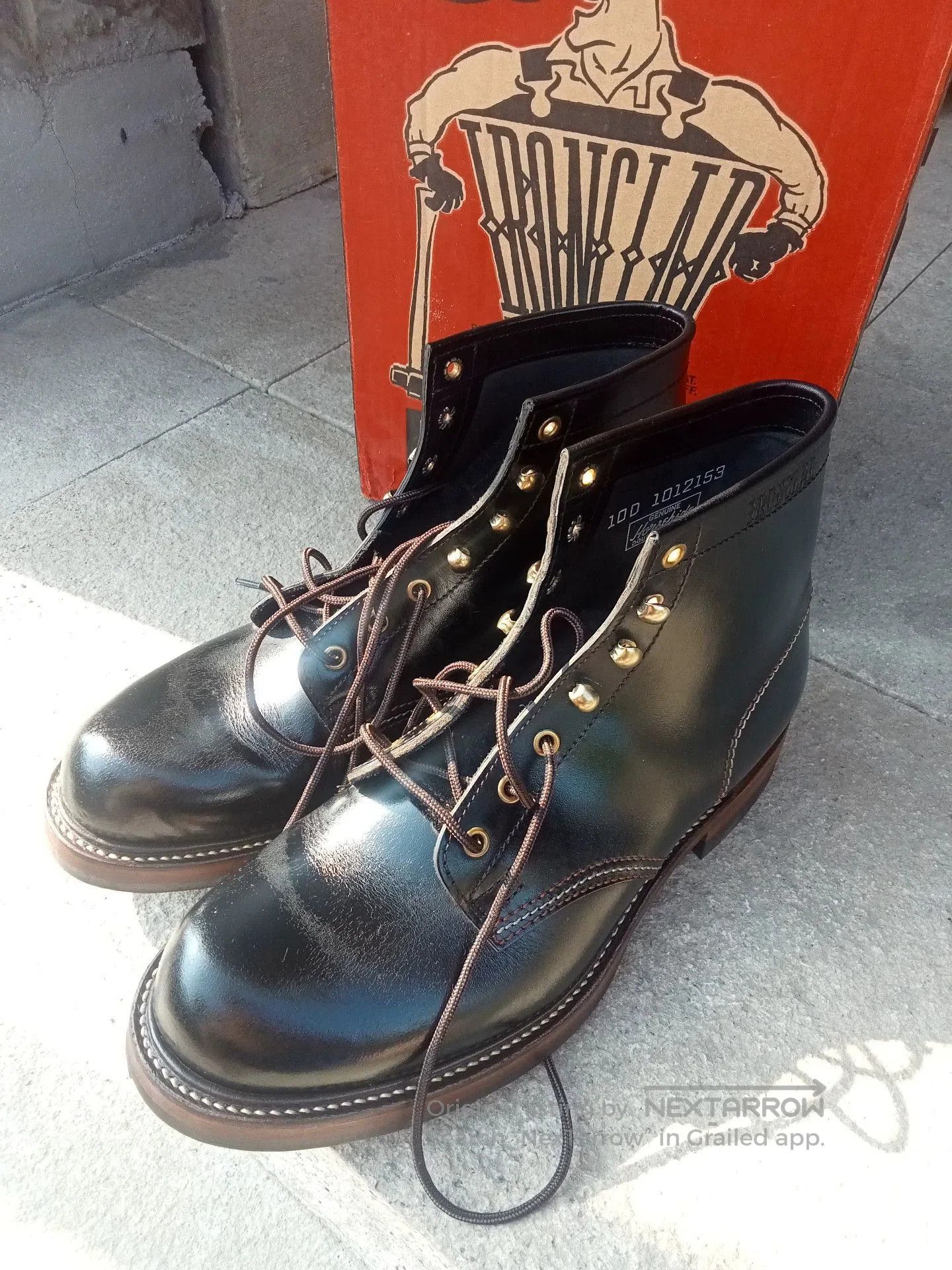 TOYS McCOY TOYS MCCOY Vintage Horsehide 10D Work Boots. Size US 10 / EU 43 - 1 Thumbnail