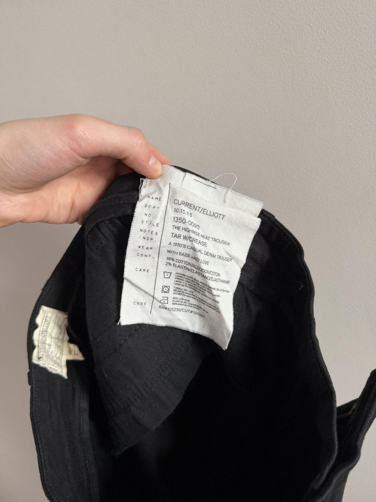 Current/Elliot Current/Elliott Black Flared Trousers High Rise Size 27" / US 4 / IT 40 - 8 Thumbnail