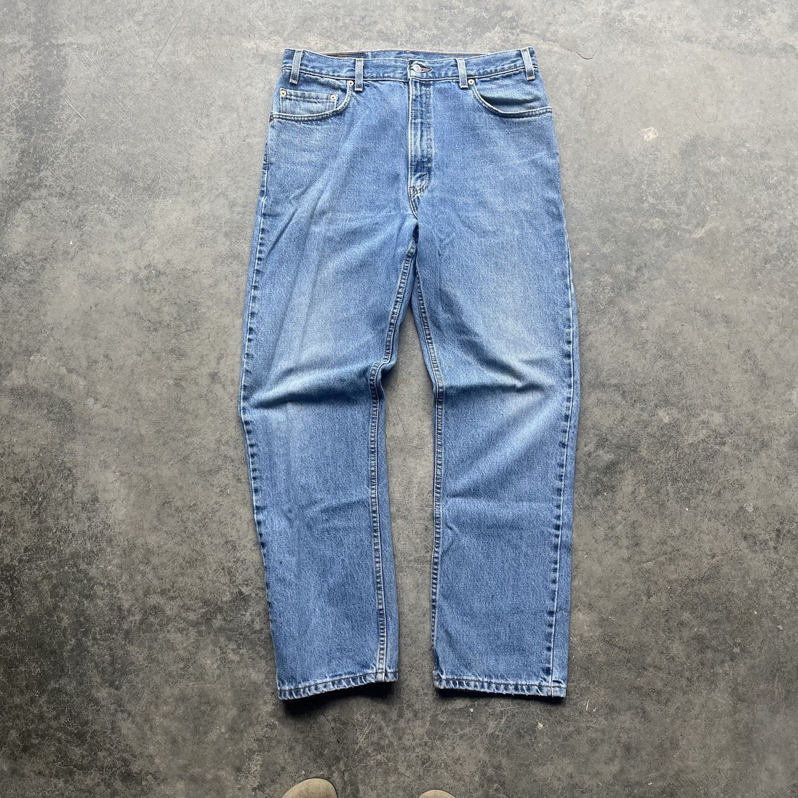Levi's Vintage 90s Levi’s 505 Jeans Mens 36 X 32 Straight Fit Weste Size US 36 / EU 52 - 4 Thumbnail