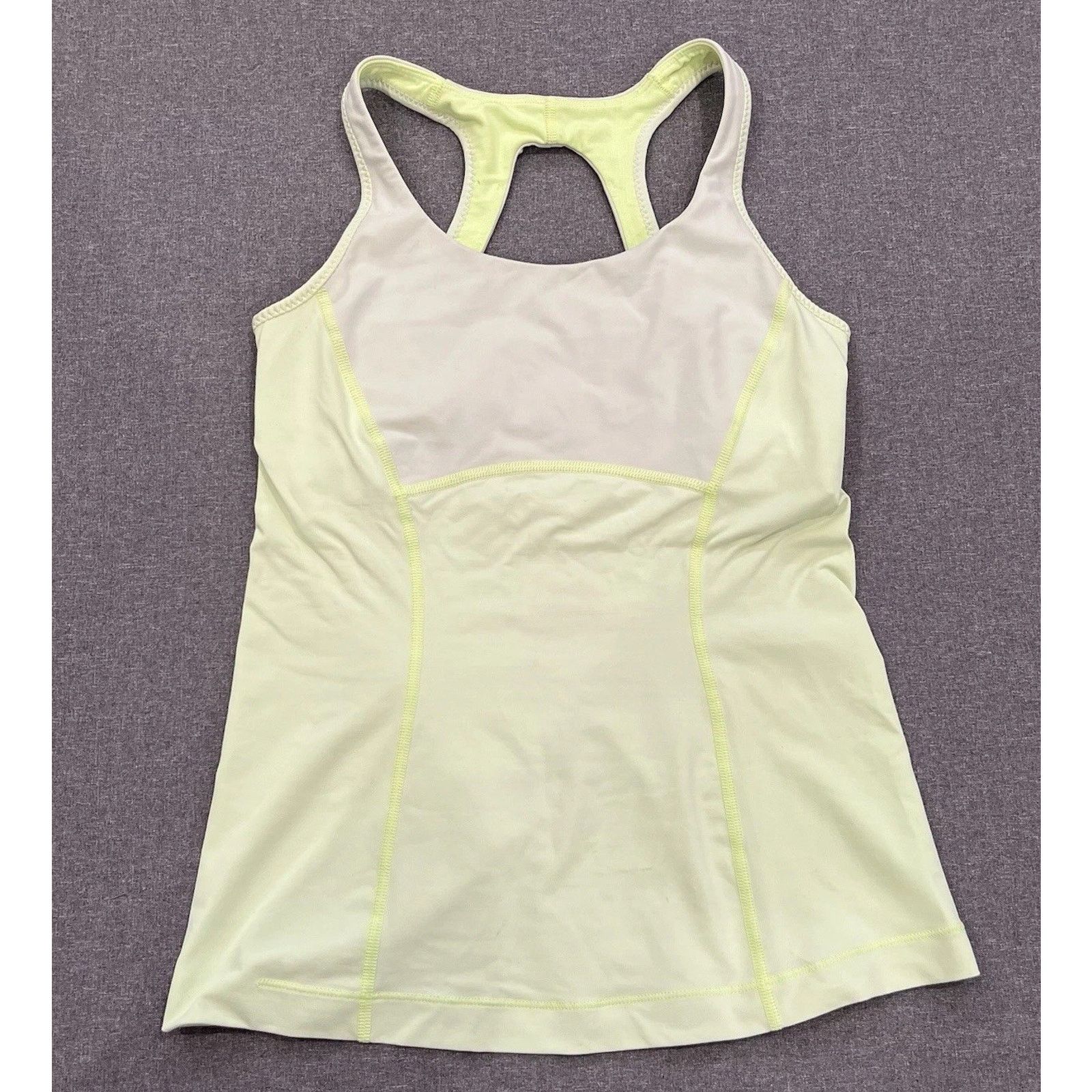 Lululemon LULULEMON Run Pace Tank Top Neon Faded Racerback Yoga Size 8 Size M / US 6-8 / IT 42-44 - 2 Thumbnail