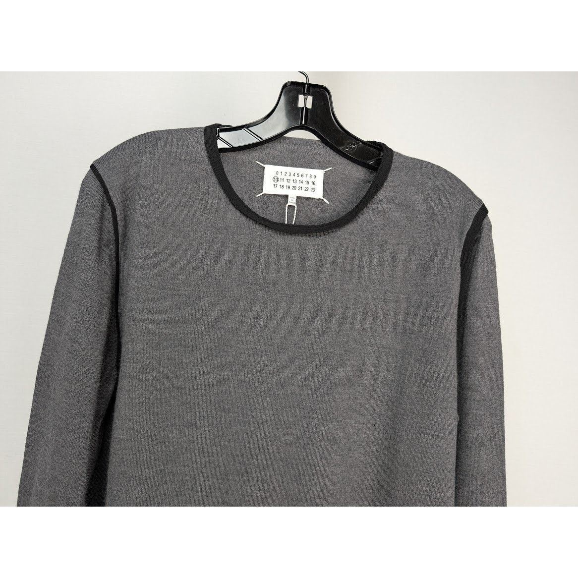 Maison Margiela o1rshd1 Knitwear Sweatshirt Sweater in Grey/Black Size US M / EU 48-50 / 2 - 4 Thumbnail