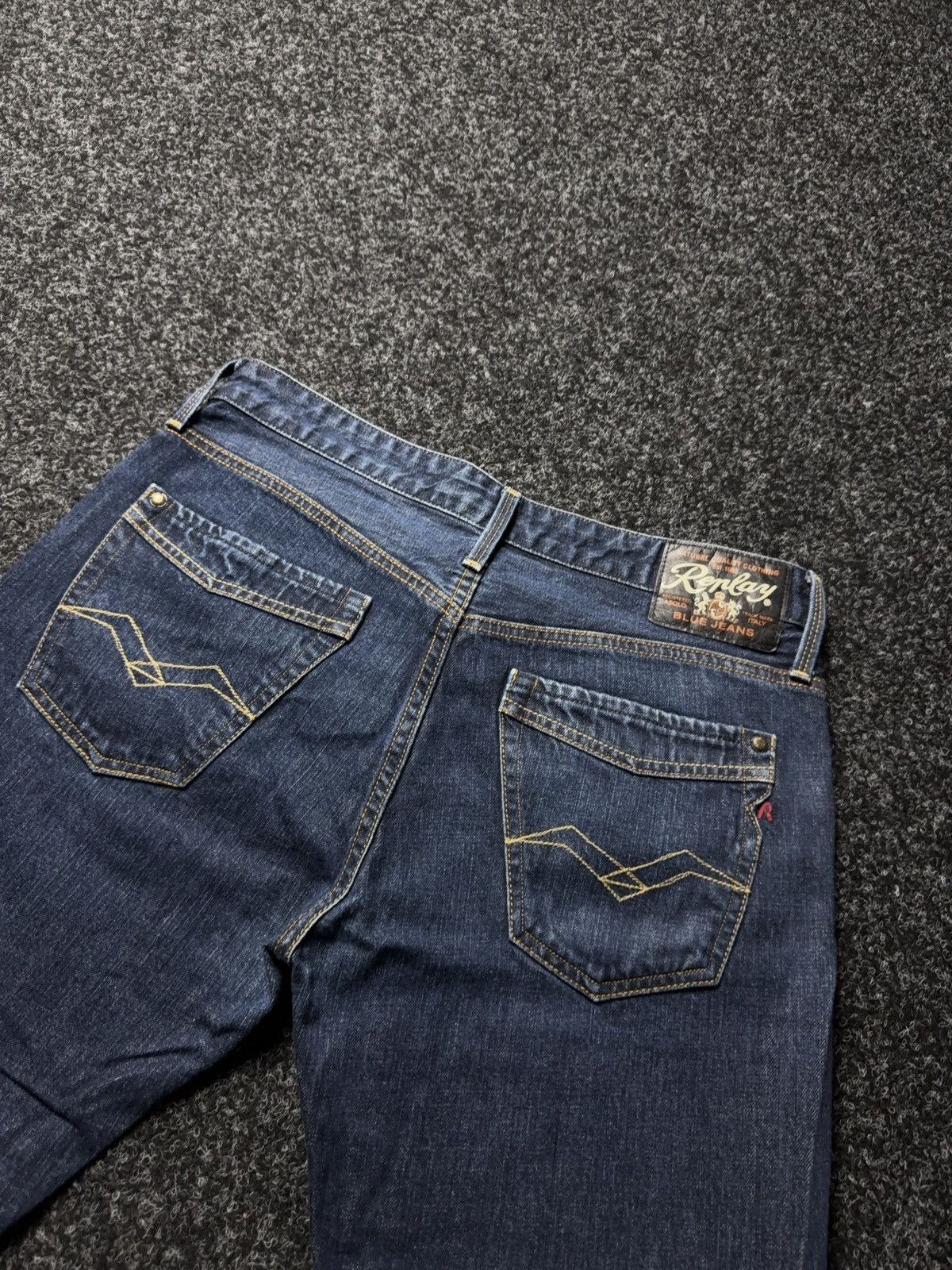 Replay Luxury 00s Y2K Replay Jimi Jeans M983 Straight Bootcut Denim Size US 34 / EU 50 - 14 Thumbnail
