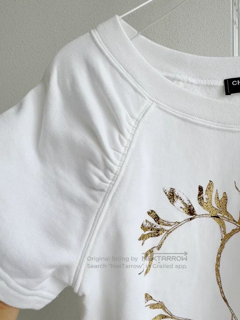Chanel Chanel Greek Laurel Double C Short-sleeved T-shirt Size XS / US 0-2 / IT 36-38 - 7 Thumbnail