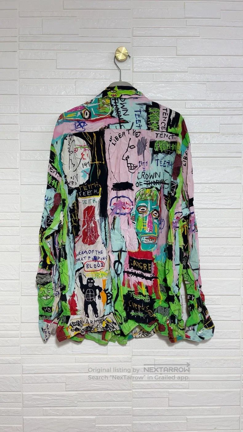 Wacko Maria Wacko Maria Basquit co-branded graffiti art long-sleeved s Size US L / EU 52-54 / 3 - 3 Thumbnail