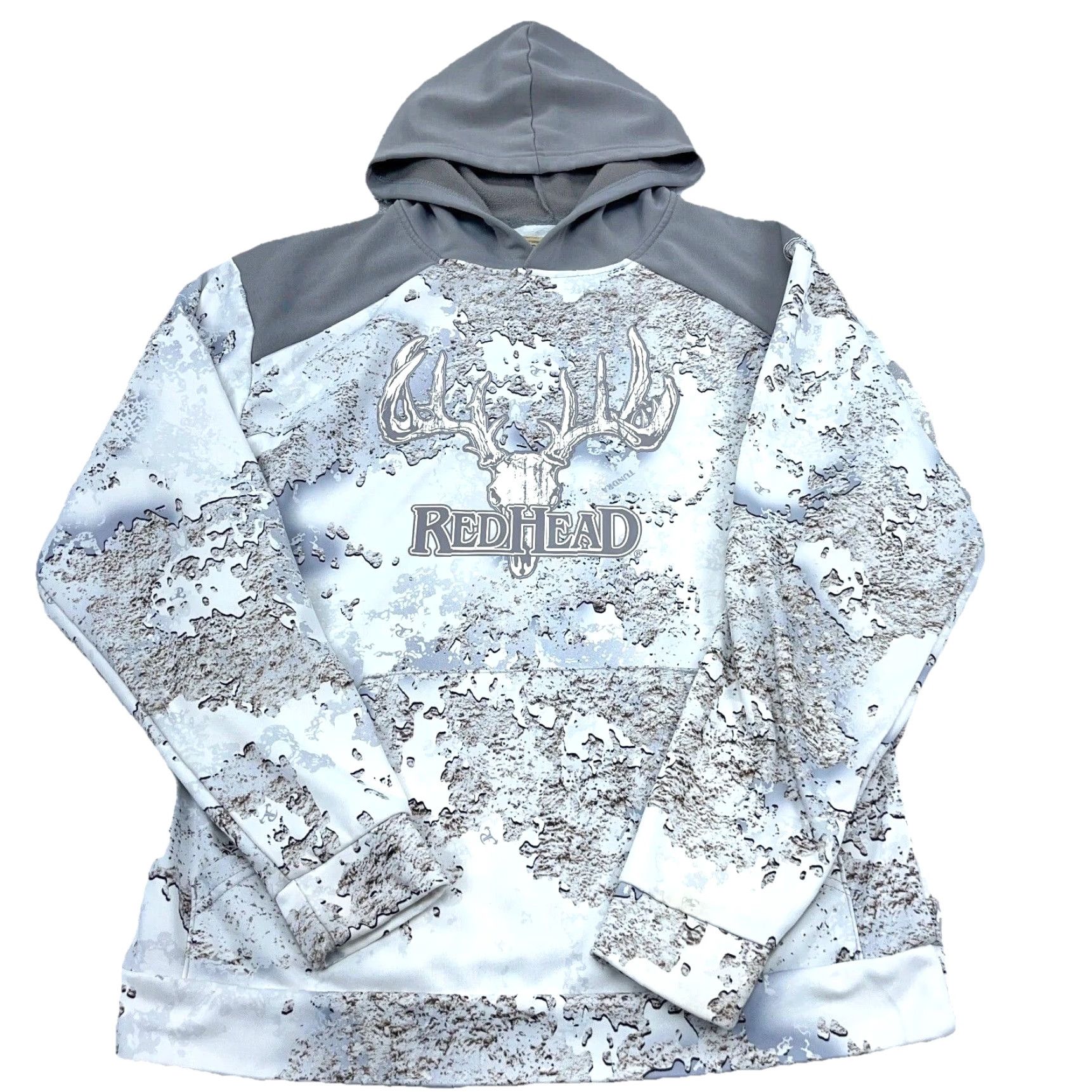 Vintage RedHead Hoodie Men L White Camo Sweatshirt Pullover Logo Pockets Hooded Regular Classic Sports Size US L / EU 52-54 / 3 - 2 Thumbnail