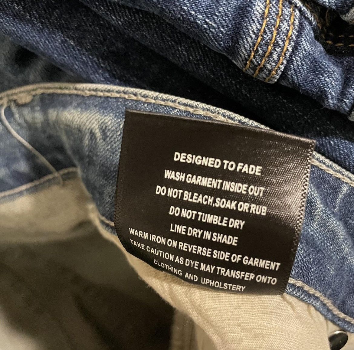 Other THRT “Make Money Not Friend$” Denim Jeans Size US 30 / EU 46 - 7 Thumbnail