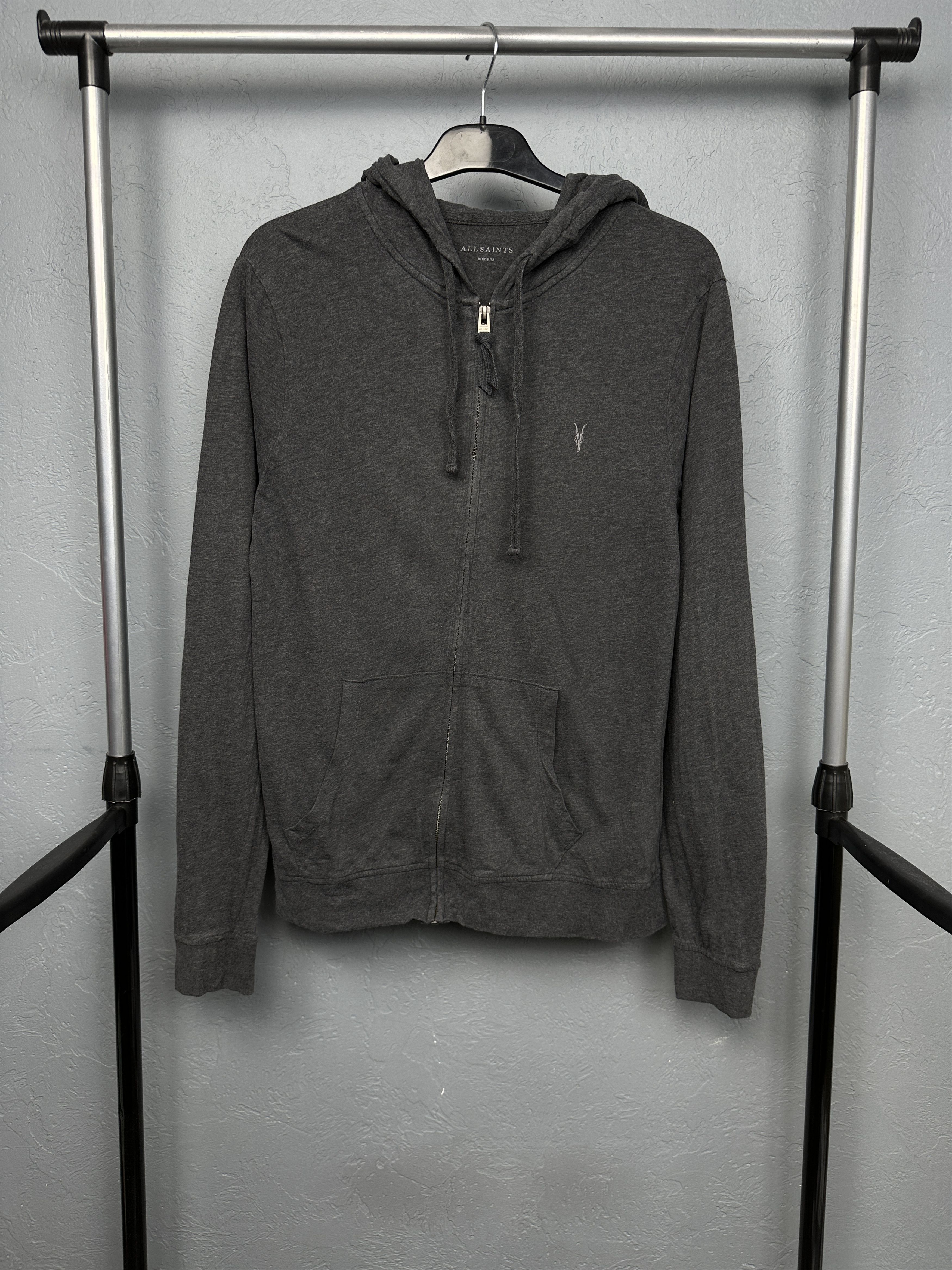 Allsaints Allsaints Vintage Mens Brace Zip Hoodie Size US M / EU 48-50 / 2 - 1 Thumbnail