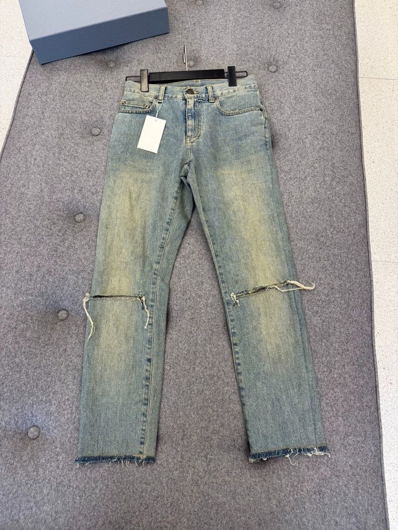 Saint Laurent Paris Saint Laurent ParisSolid Knife Jeans Size US 27 - 4 Thumbnail