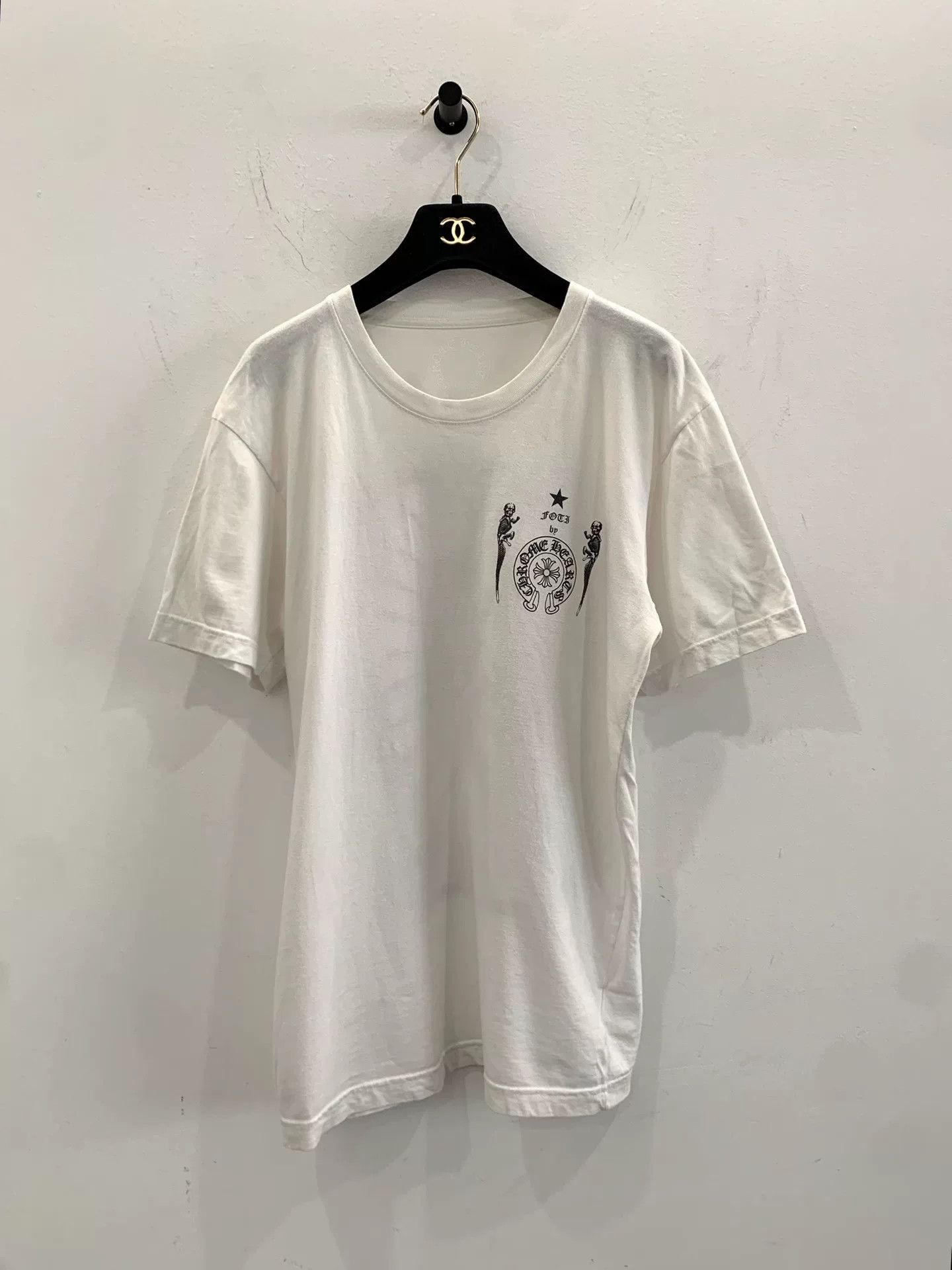 Chrome Hearts chrome hearts white foti skull short sleeve tee Size US M / EU 48-50 / 2 - 1 Thumbnail