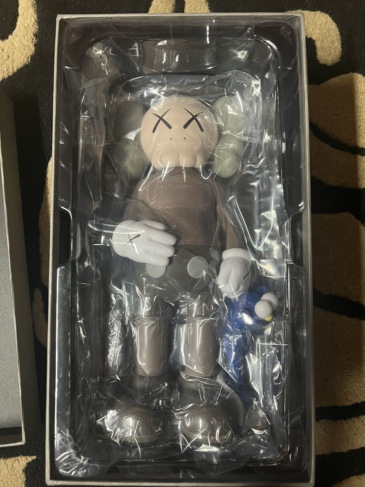 Kaws Medicom companion BFF share brown flayed along the way