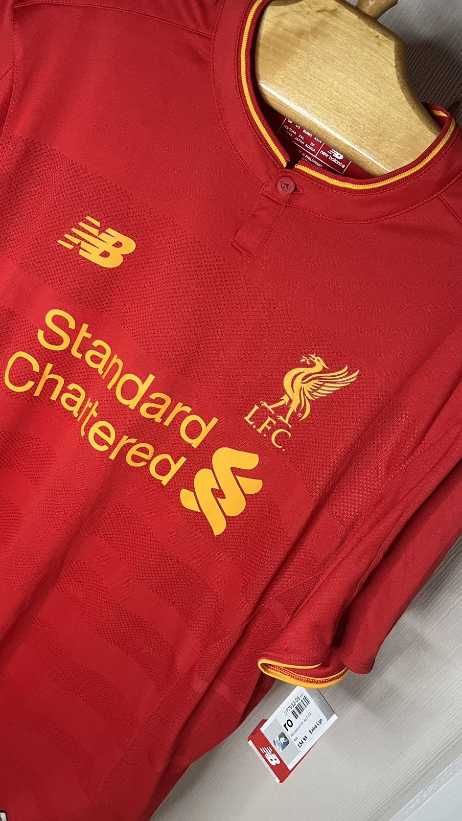 New Balance NWT‼️ FC Liverpool 2016-2017 new balance jersey Size US XL / EU 56 / 4 - 2 Thumbnail
