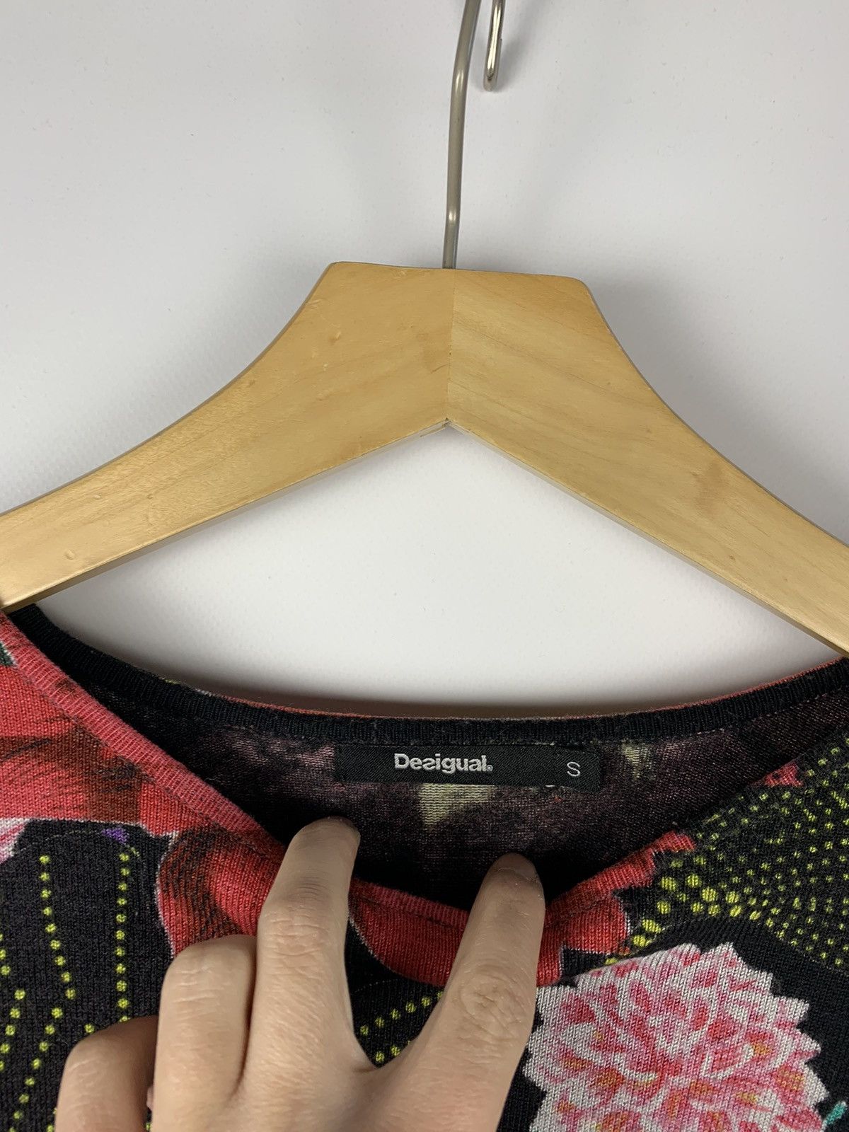 Desigual Desigual Flower Pattern Sweater Long Sleeve Multicolor Y2K Size S / US 4 / IT 40 - 4 Thumbnail