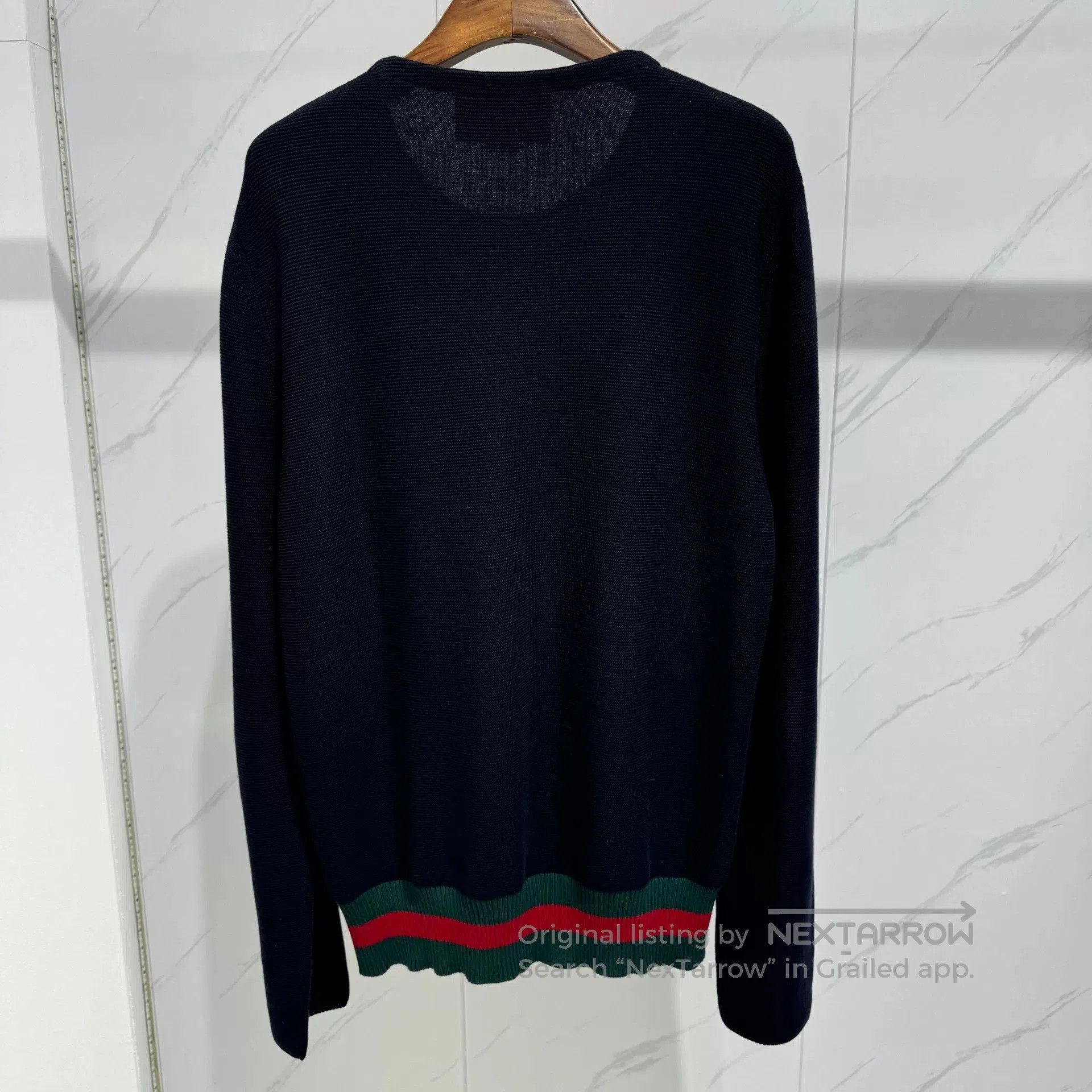 Japanese Brand Gucci Tiger Head Embroidered Sweater. Size US M / EU 48-50 / 2 - 2 Thumbnail