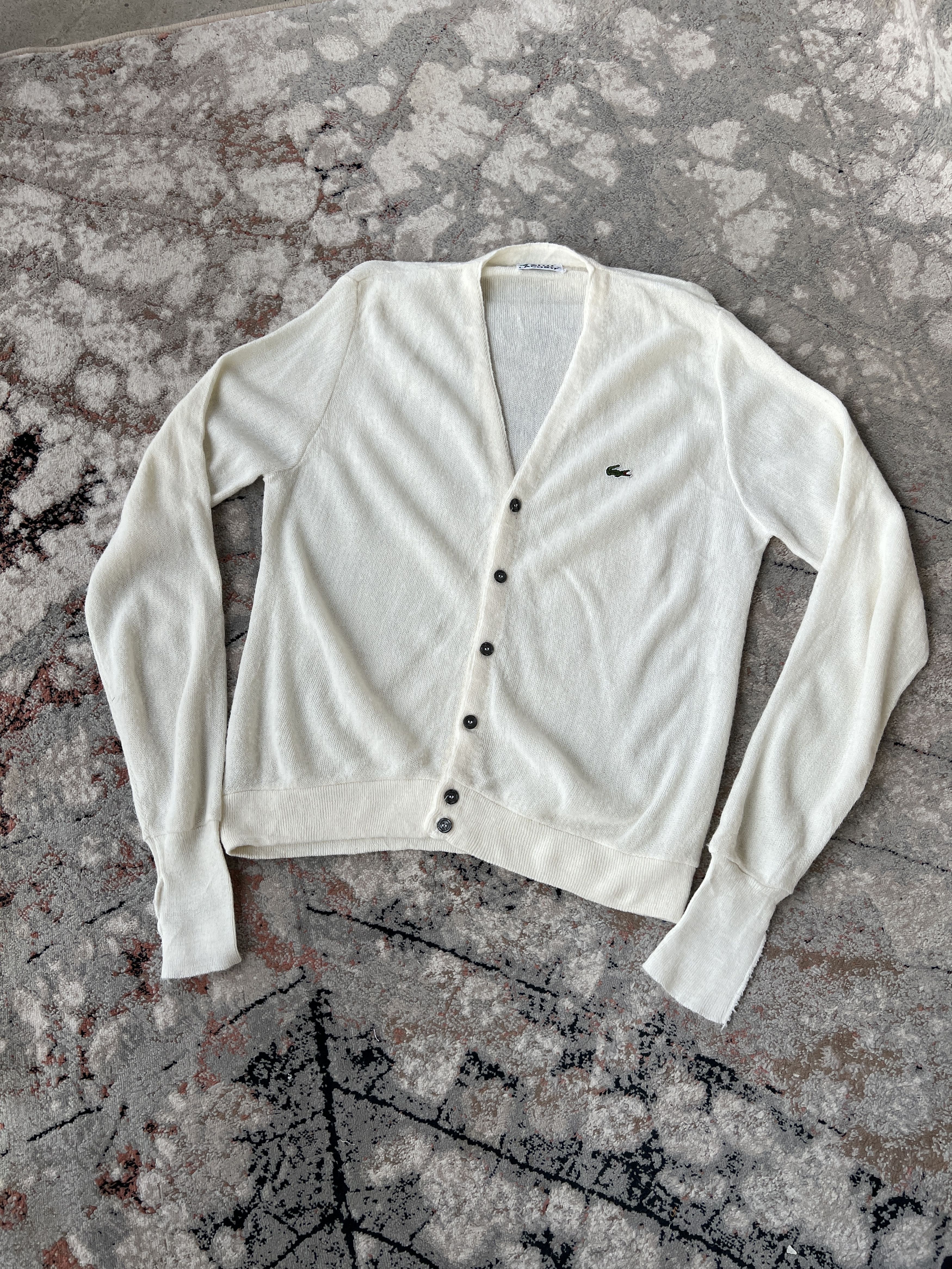 Lacoste Lacoste IZOD Vintage Cardigan Size L / US 10 / IT 46 - 1 Thumbnail