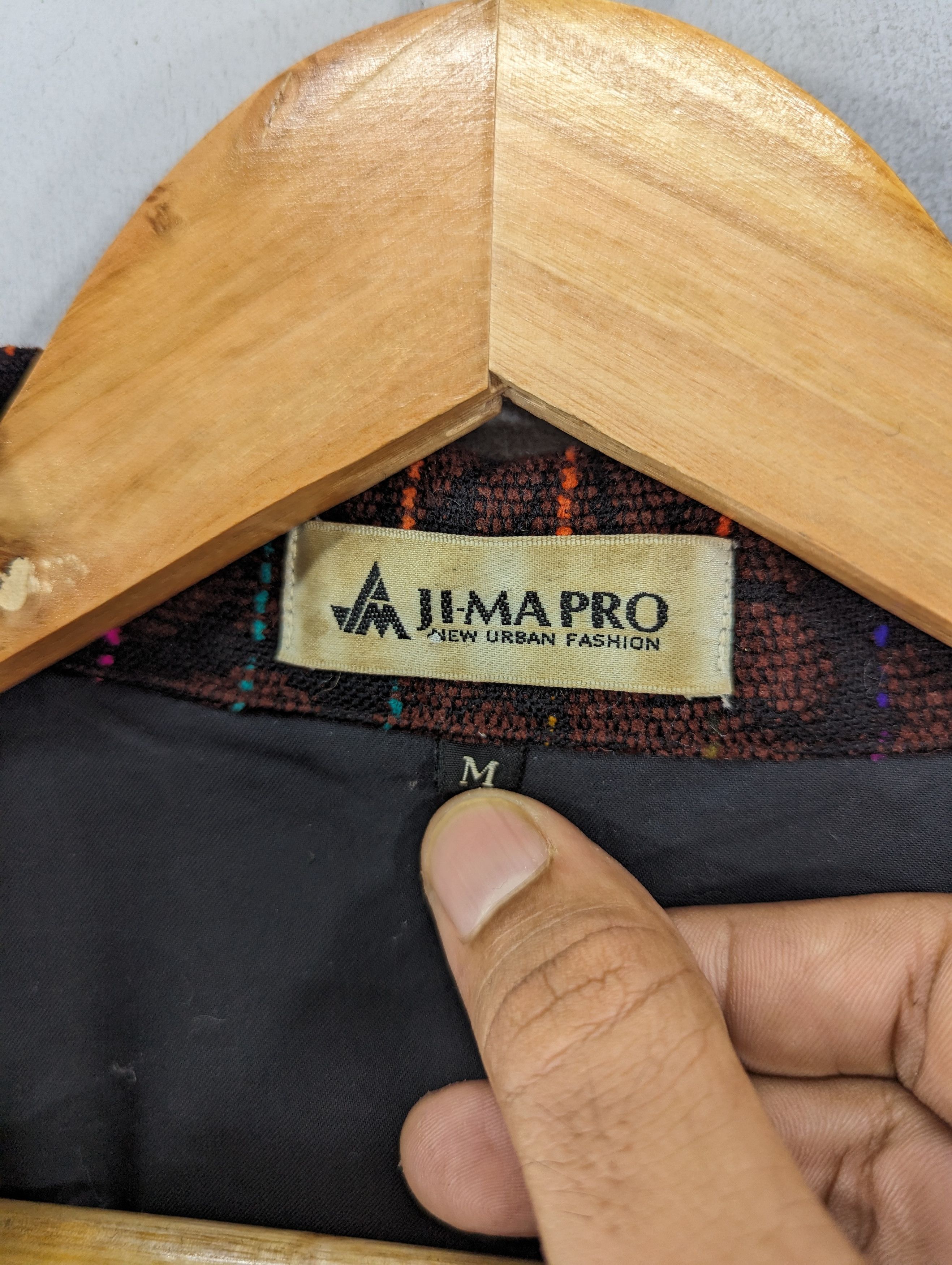 Japanese Brand Vintage Ji-Ma Pro Japanese Brand Mohair Bomber Jacket Size US M / EU 48-50 / 2 - 12 Thumbnail