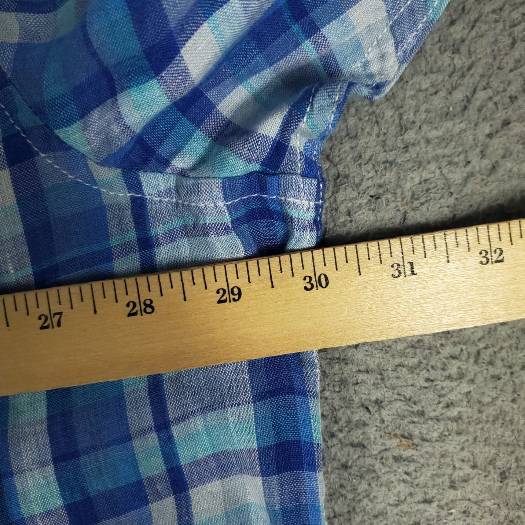 Tommy Bahama Tommy Bahama Shirt Mens 3XL Blue Plaid Linen Button Up Long Sleeve Size US XXL / EU 58 / 5 - 5 Thumbnail