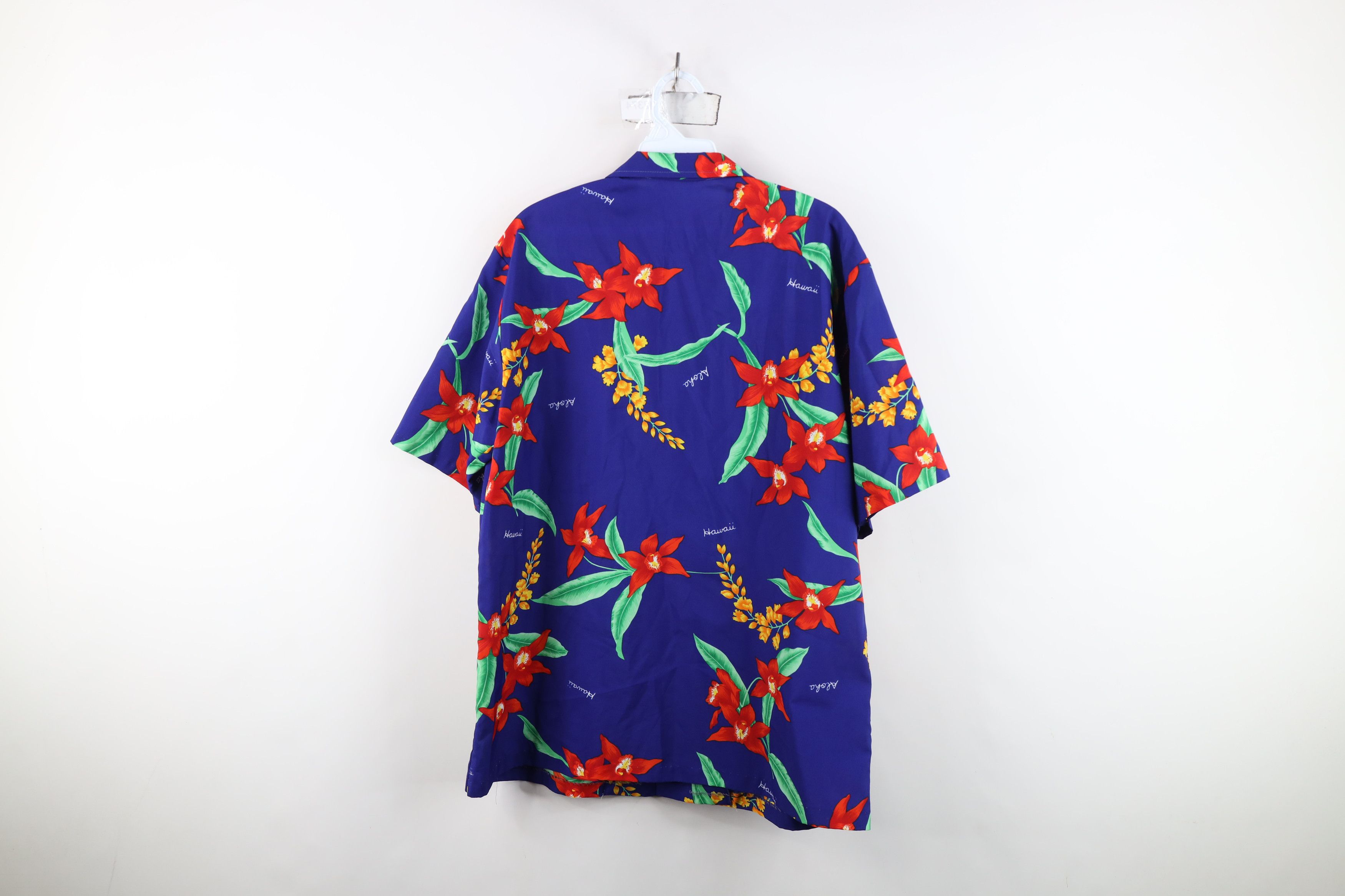 Vintage Vintage 60s Streetwear Flower Camp Collar Button Shirt USA Size US L / EU 52-54 / 3 - 10 Thumbnail