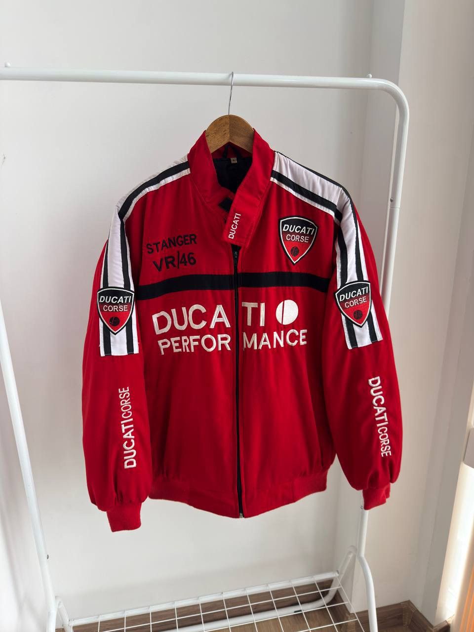 Ducati DUCATI CORSE PERFOMANCE RACING VINTAGE BOMBER JACKET STANGER Size US L / EU 52-54 / 3 - 1 Thumbnail