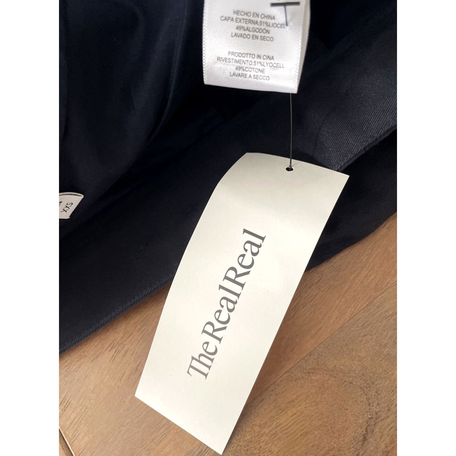 Equipment VINTAGE Equipment The Original Trouser Pants XXS 32x28 Navy Blue Adjustable Women Style Dress Pants City Hipster Retro 40s Size 24" / US 00 / IT 34 - 4 Thumbnail