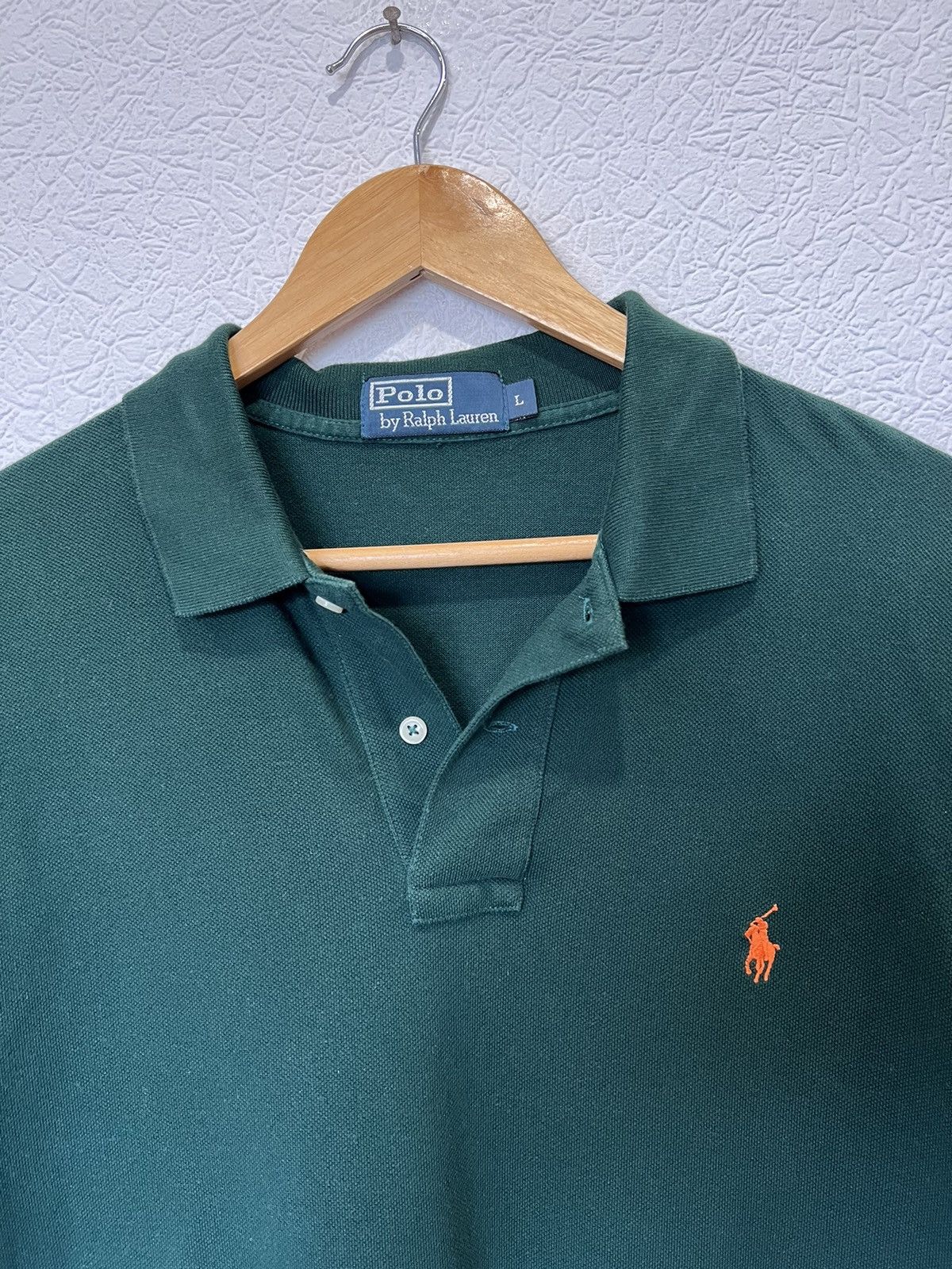 Polo Ralph Lauren Vintage Polo Ralph Lauren Green Polo Shirt 90’s Size US L / EU 52-54 / 3 - 2 Thumbnail