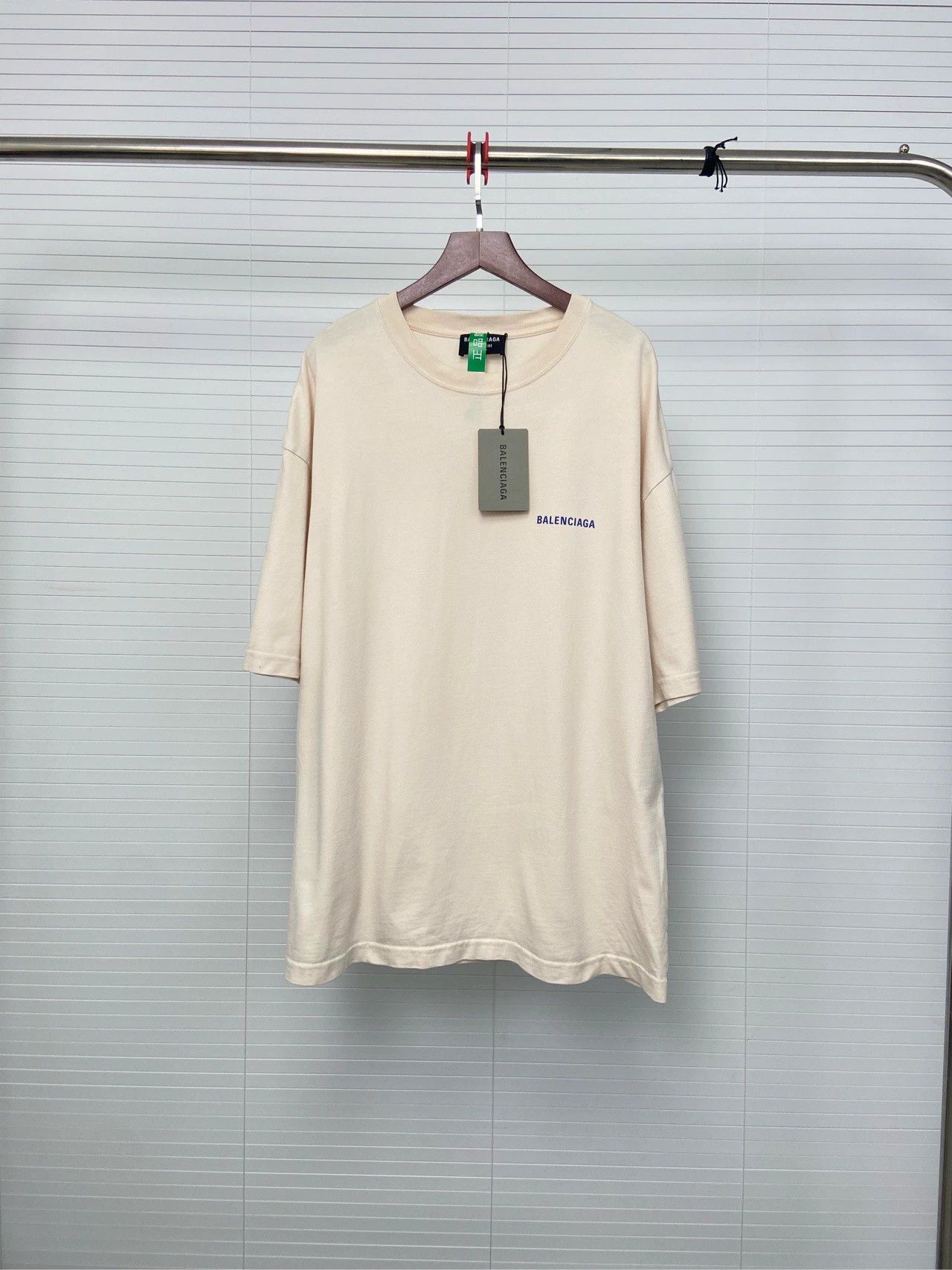 Balenciaga Balenciaga letter logo printed round neck pullover short sleeved T-shirt Size US L / EU 52-54 / 3 - 1 Thumbnail
