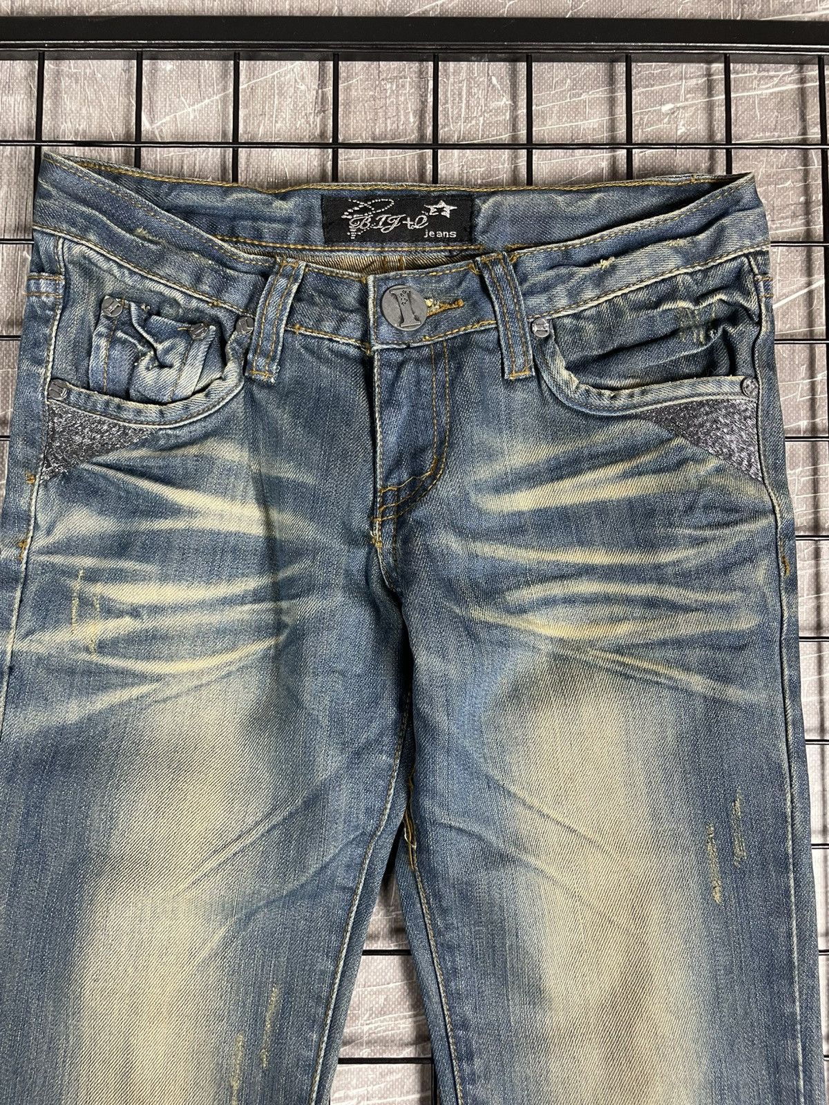 Tornado Mart 00s Y2K Fade Low Rise Jeans Miss Sixty DG LGB Hysteric Vibe Size 25" / US 0 / IT 36 - 6 Thumbnail