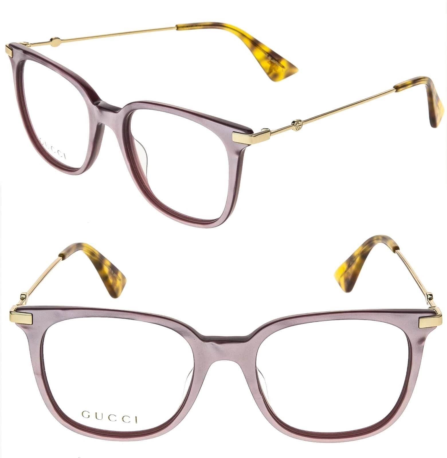 Gucci GUCCI GG0110O AUTHENTIC 0110 Pink Optical Eyeglasses 004 Size ONE SIZE - 1 Thumbnail