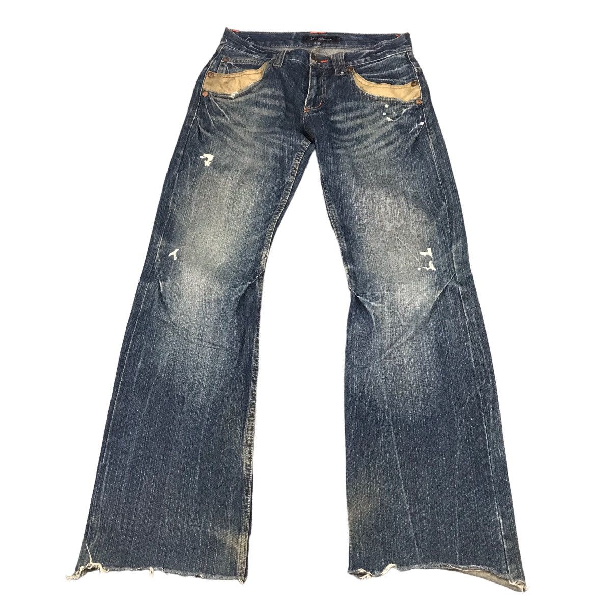 FLARE JEANS JAPANESE STYLE BOOTCUT DENIM PANTS 132