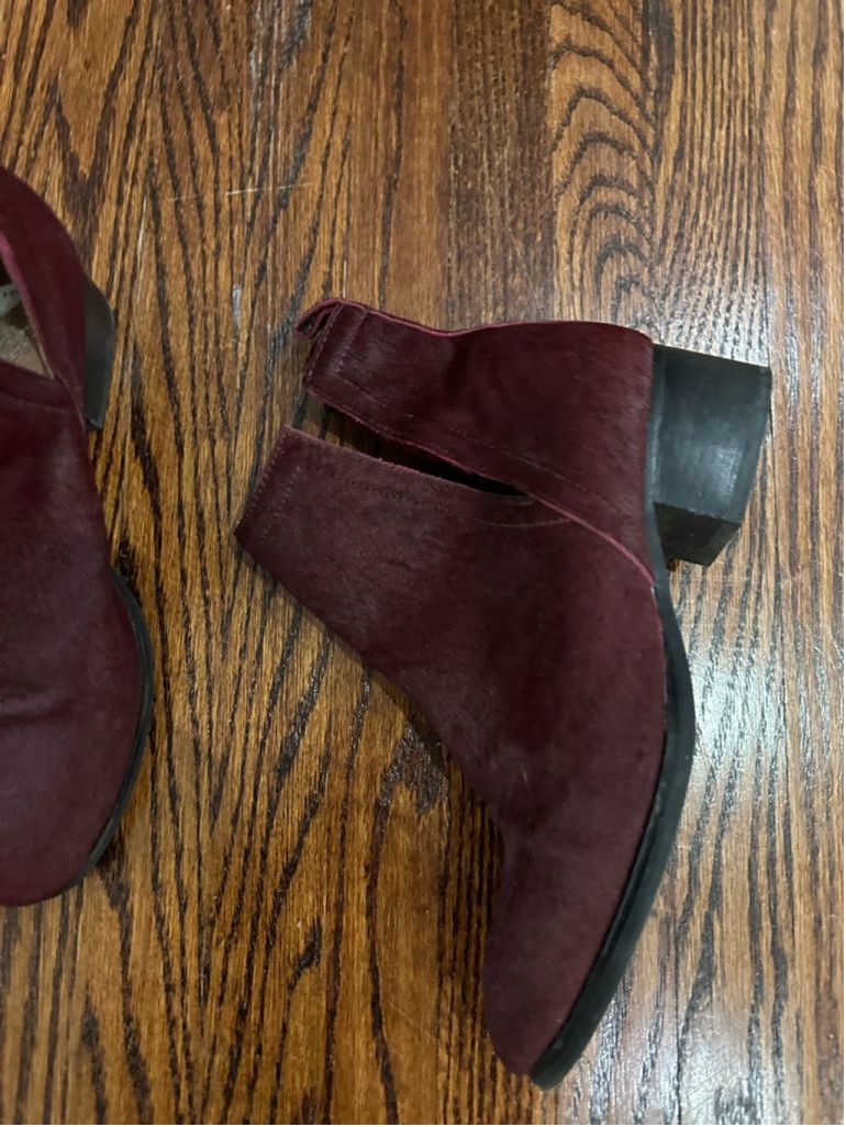 Jeffrey Campbell Jeffrey Campbell Ankle Boots Size 38.5 Burgundy Size US 8 / IT 38 - 2 Thumbnail