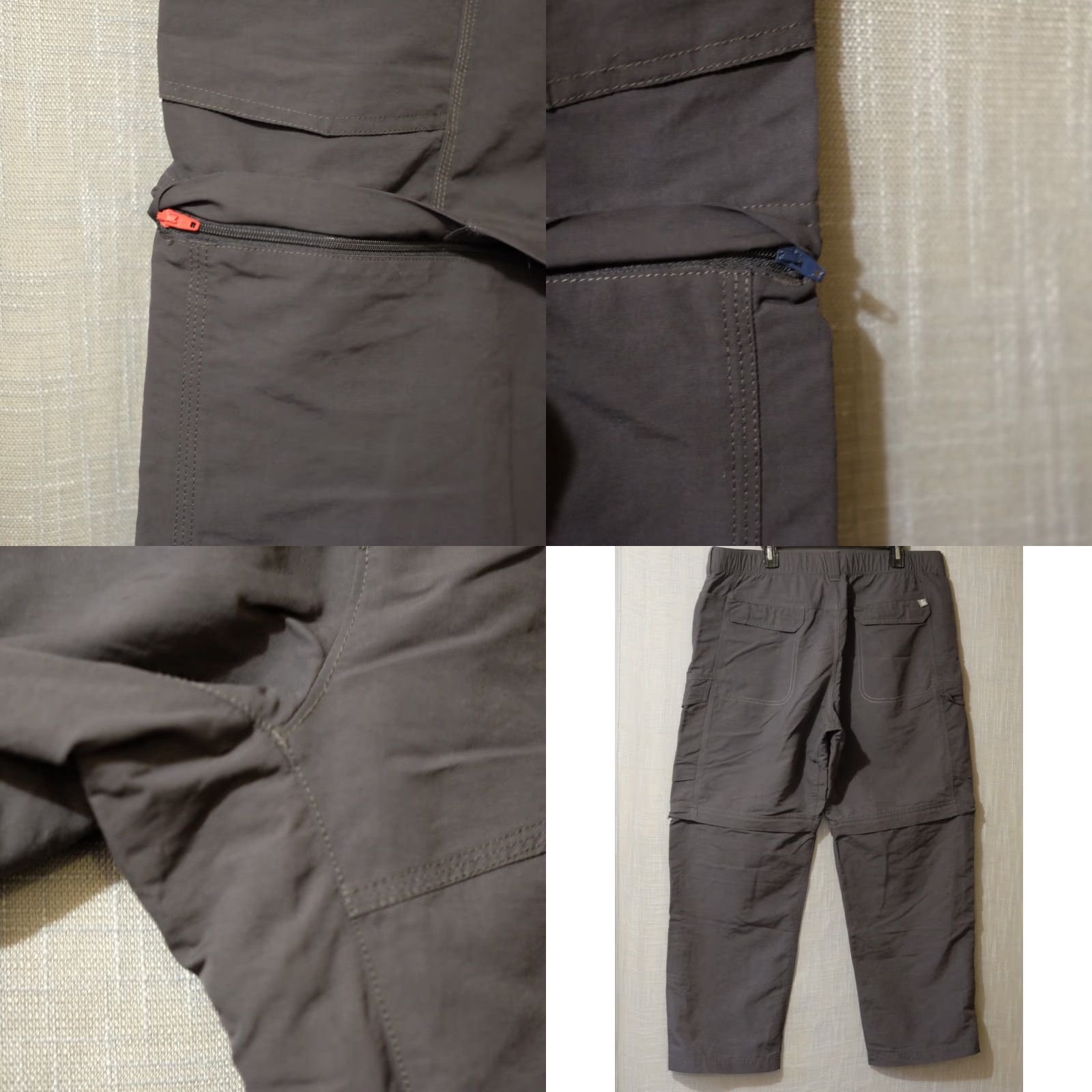 The North Face The North Face Pants Mens XL Dark Gray Convertible Hiking Cargo Trail Zip Pockets Logo Size US 36 / EU 52 - 8 Thumbnail
