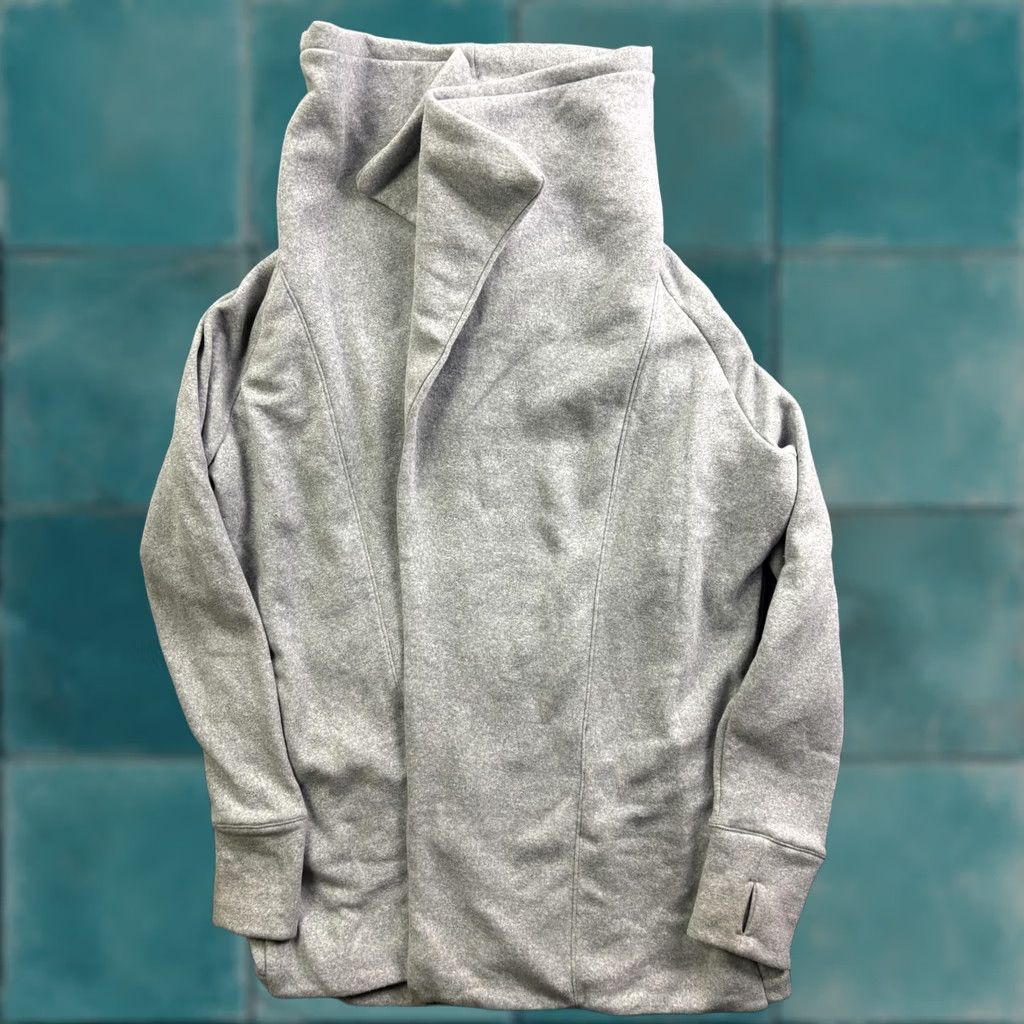 Athleta Athleta Sweatshirt Womens L Gray Fleece Cowl Neck Pullover Thermal Raglan Classic Sweatshirt L Women's Size L / US 10 / IT 46 - 1 Thumbnail