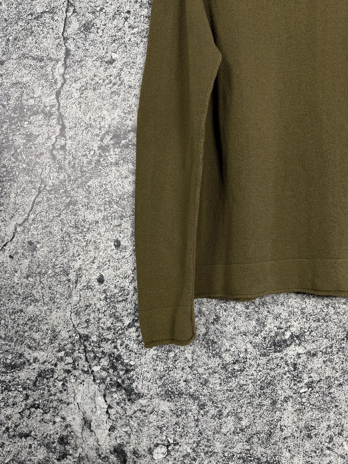 Kenzo Kenzo Homme V-Neck Cotton Sweater Pullover Exposed Seams XL Size US XL / EU 56 / 4 - 12 Thumbnail