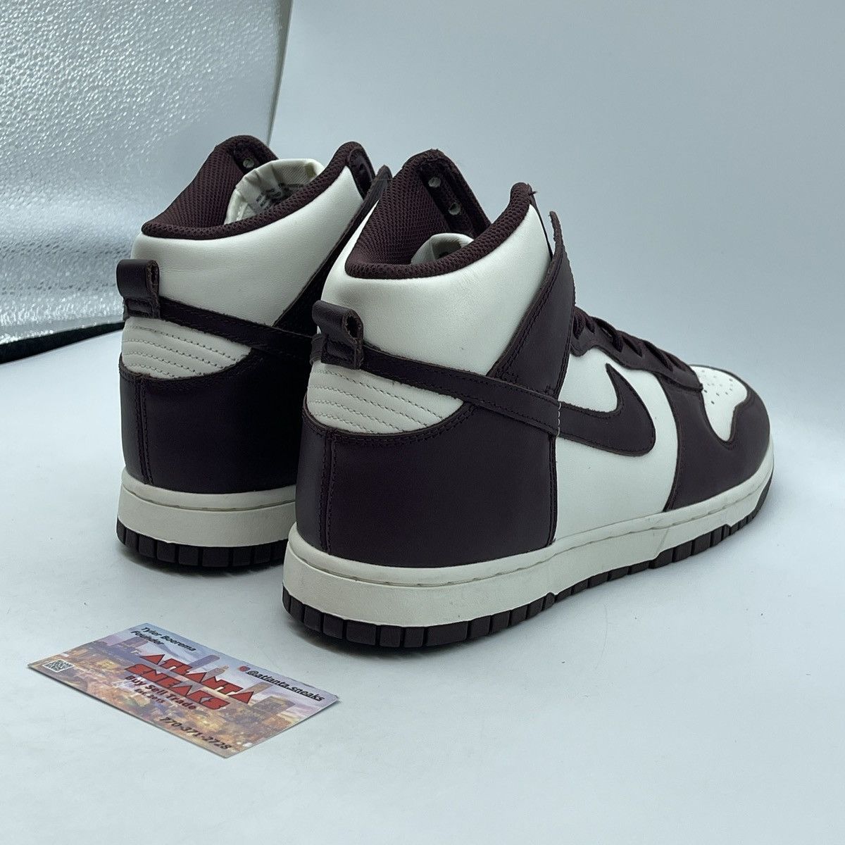 Jordan Brand Wmns air Jordan dunk high burgundy crush Size US 9.5 / IT 39.5 - 5 Thumbnail