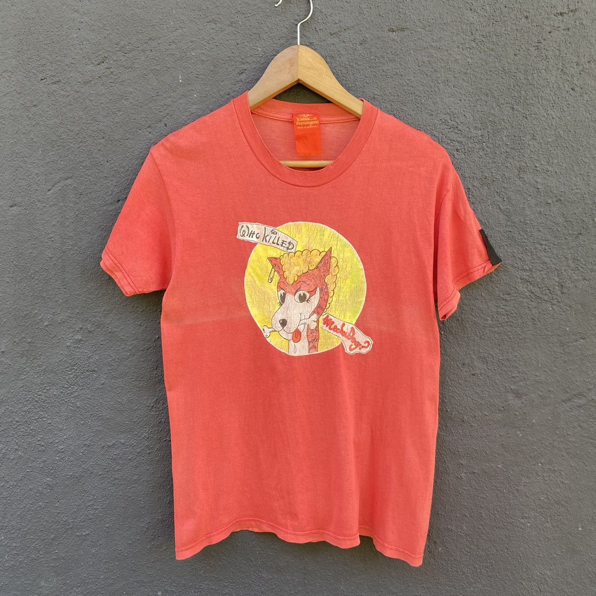 Japanese Brand Thrashed Faded Vintage Kishidenne Wrerutogood ERD TEE Size US S / EU 44-46 / 1 - 1 Thumbnail