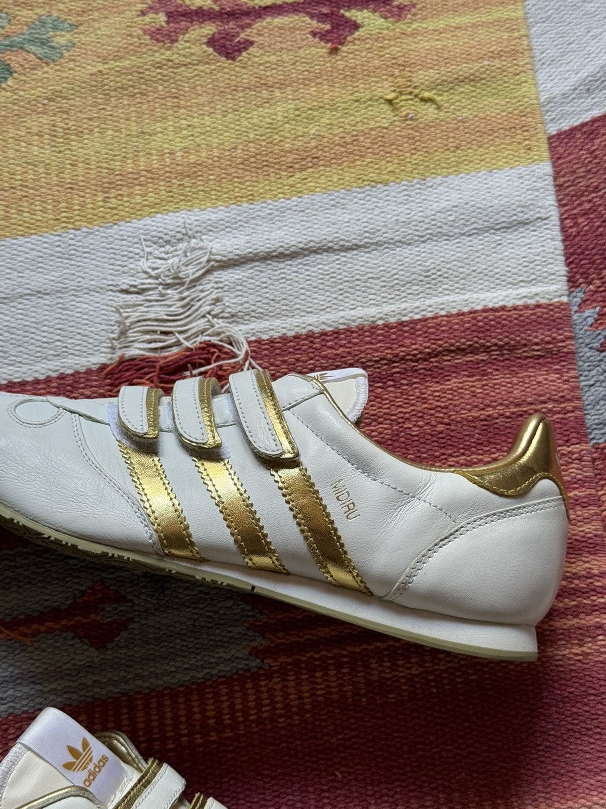 Vintage Vintage 00’s Midiru y2k Japanese Low Leather Sneakers Size US 9 / IT 39 - 3 Thumbnail