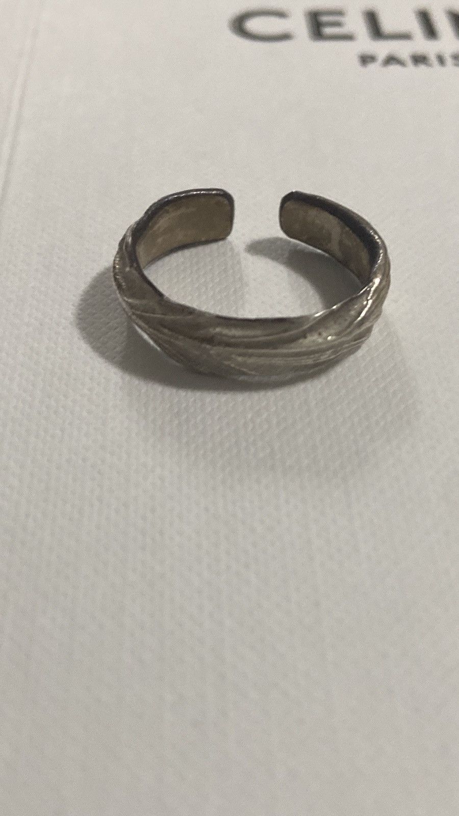 DETAJ Detaj x Uma Wang Silver Thyme Adjustable Ring Size ONE SIZE - 1 Thumbnail