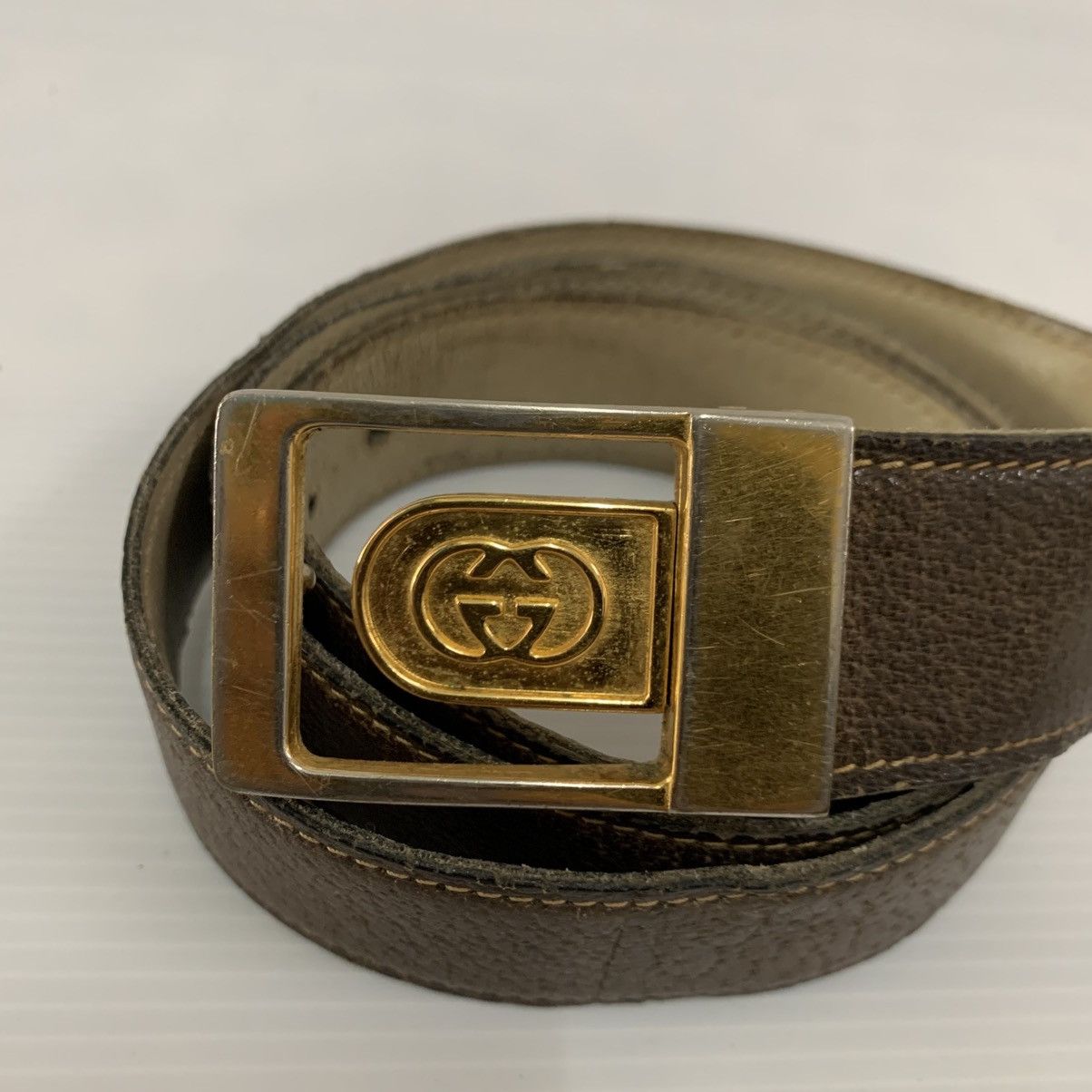 Gucci Gucci Vintage Leather Belts Size 38 - 2 Thumbnail
