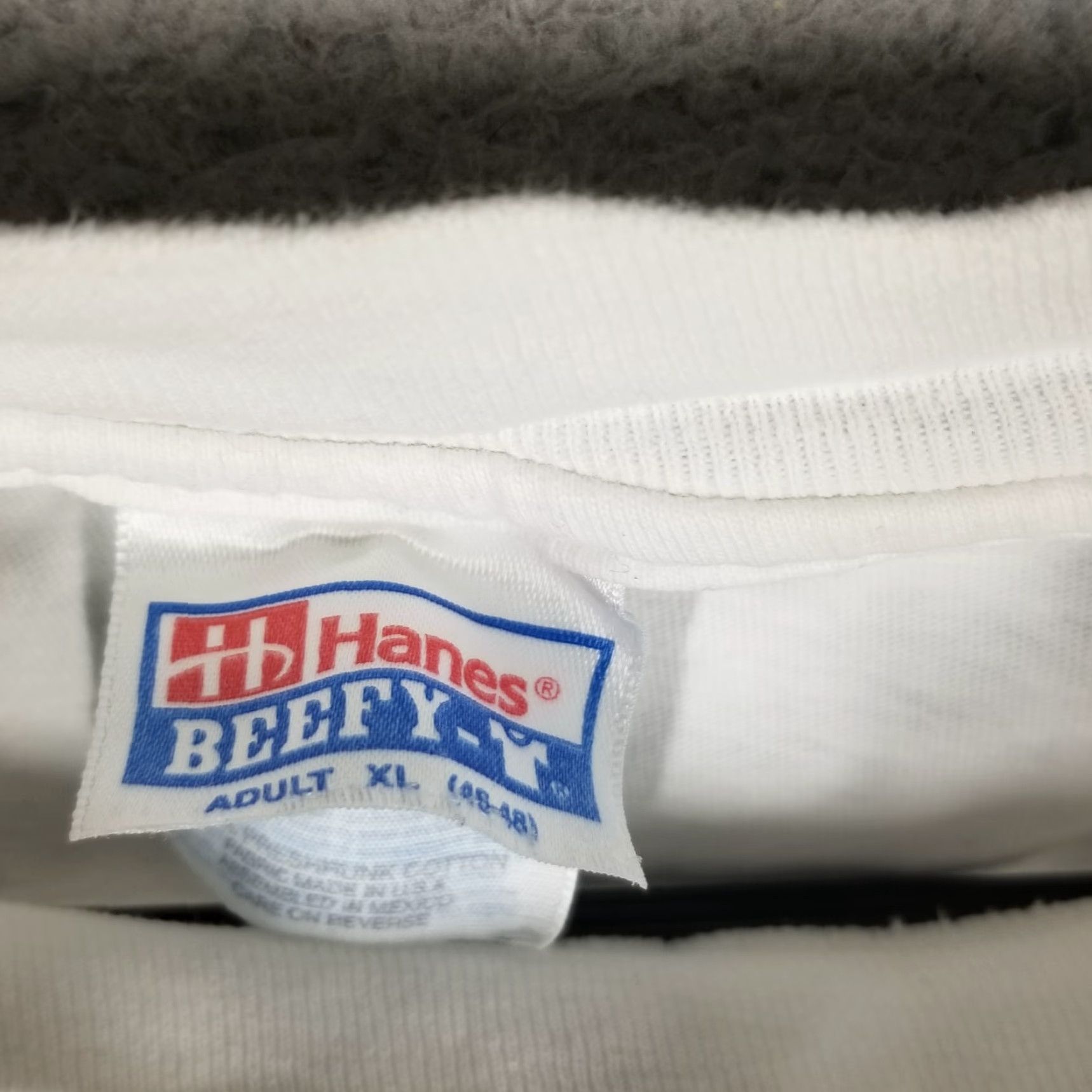 Hanes VINTAGE Hanes Fox News T-shirt Adults Large White Graphic Print 90s USA Unisex Size US L / EU 52-54 / 3 - 4 Thumbnail