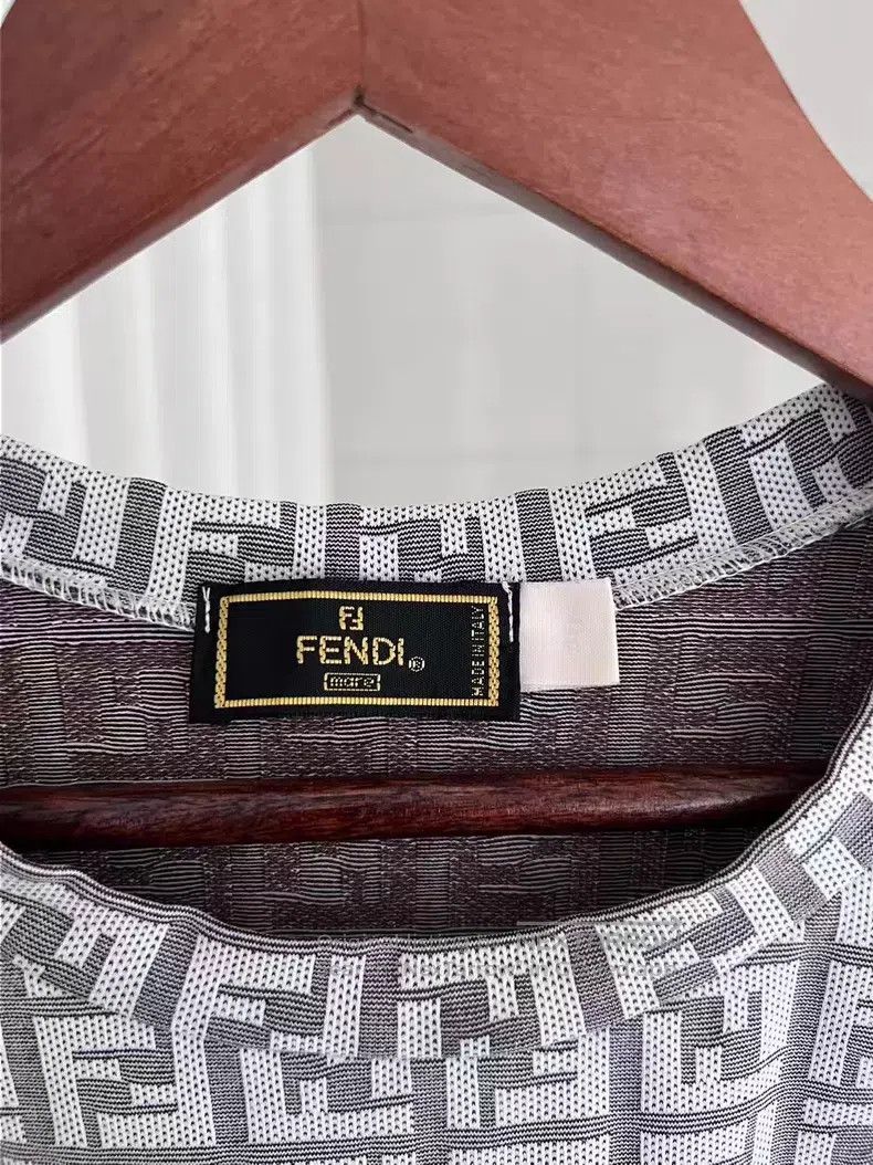 Fendi Fendi Elegant Double F Slim Antique Dress Size XS / US 0-2 / IT 36-38 - 3 Thumbnail