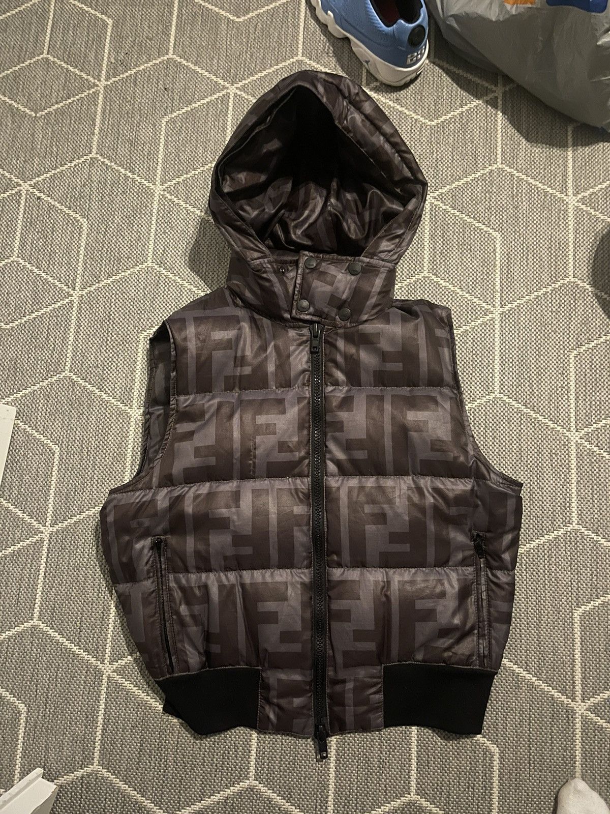 Fendi Fendi Hooded Down Gilet Size US M / EU 48-50 / 2 - 1 Thumbnail