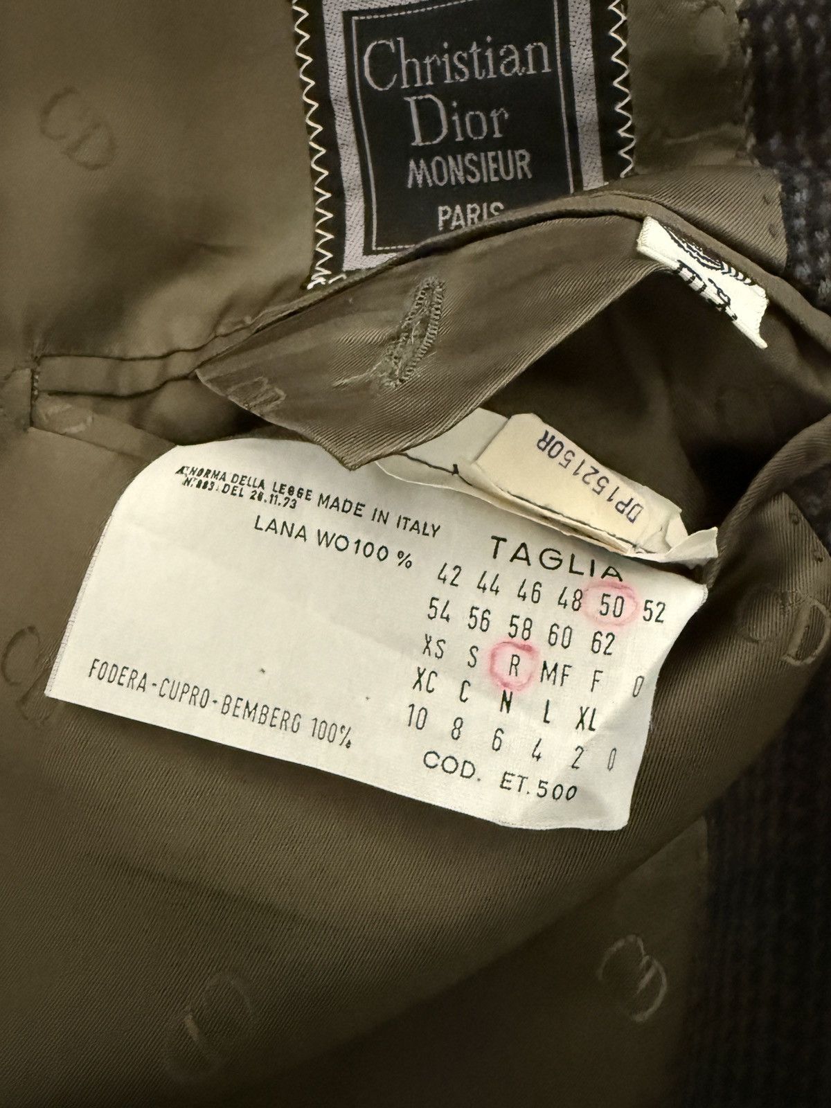 Dior Christian Dior Wool Coat Size US L / EU 52-54 / 3 - 10 Thumbnail