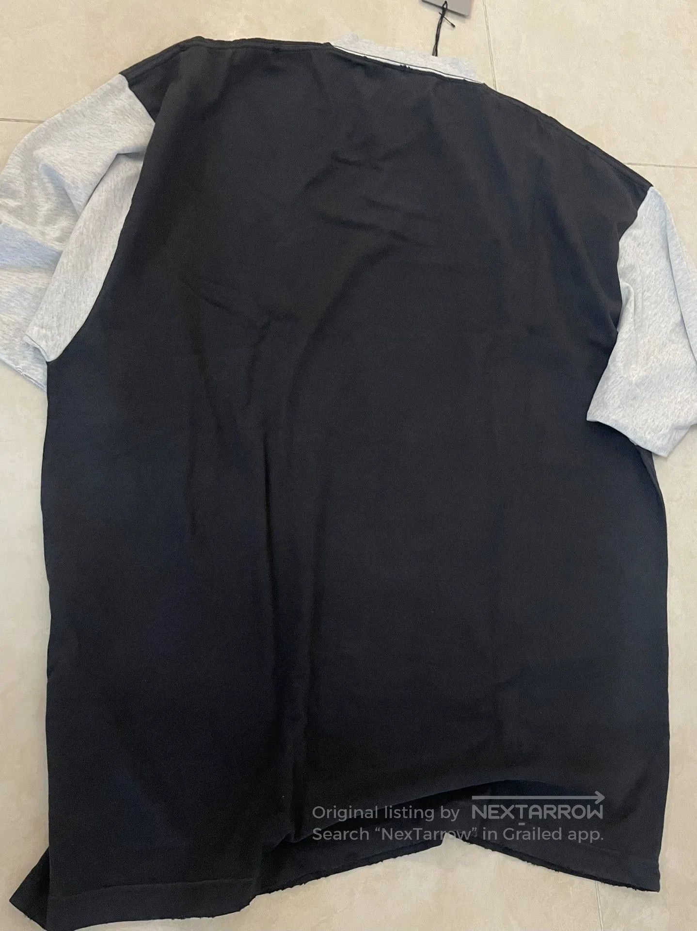 Balenciaga Black and Gray Short Sleeve T. Size US M / EU 48-50 / 2 - 3 Thumbnail