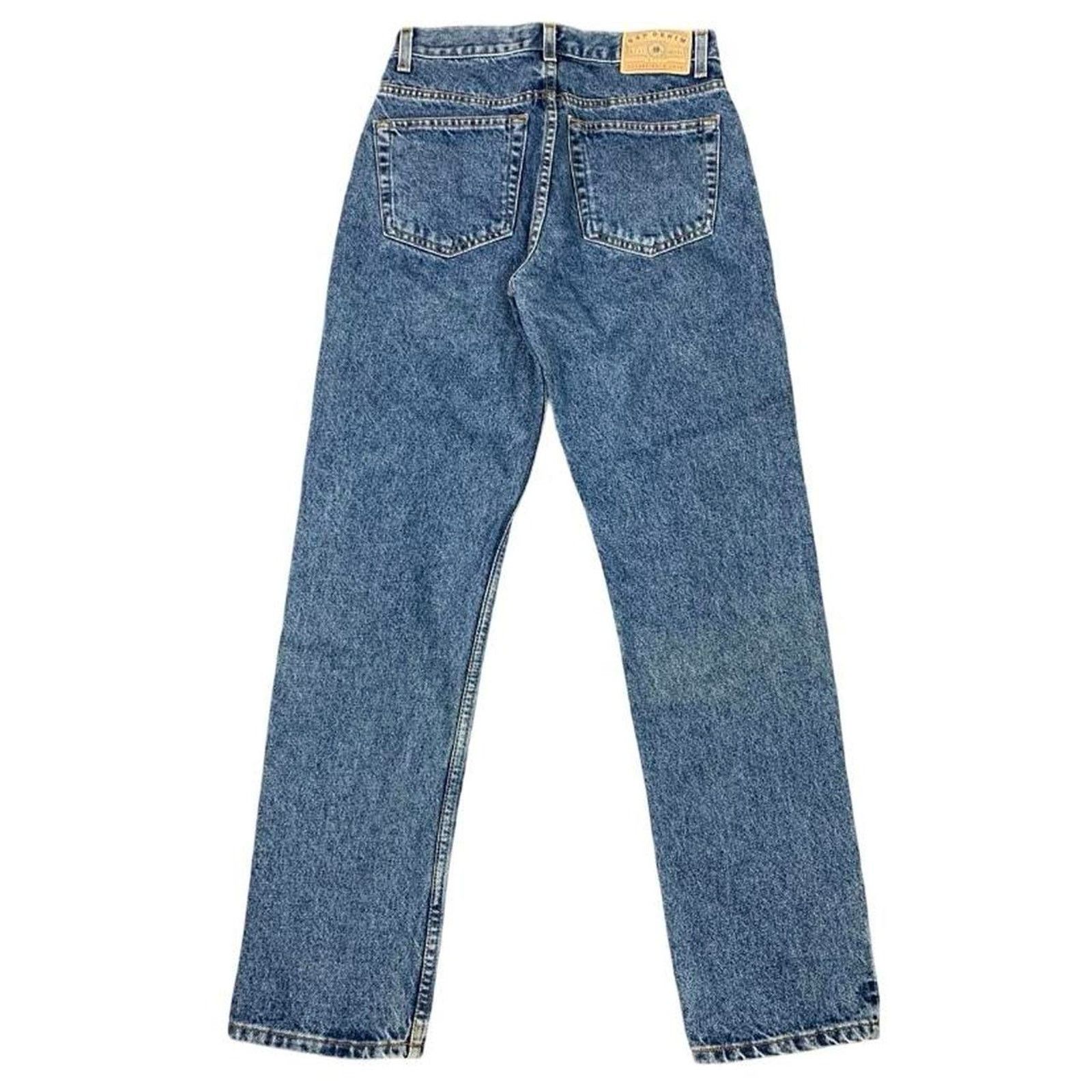 Gap × Vintage Vintage 90s GAP Slim Fit Blue Jeans Size 28" / US 6 / IT 42 - 2 Thumbnail