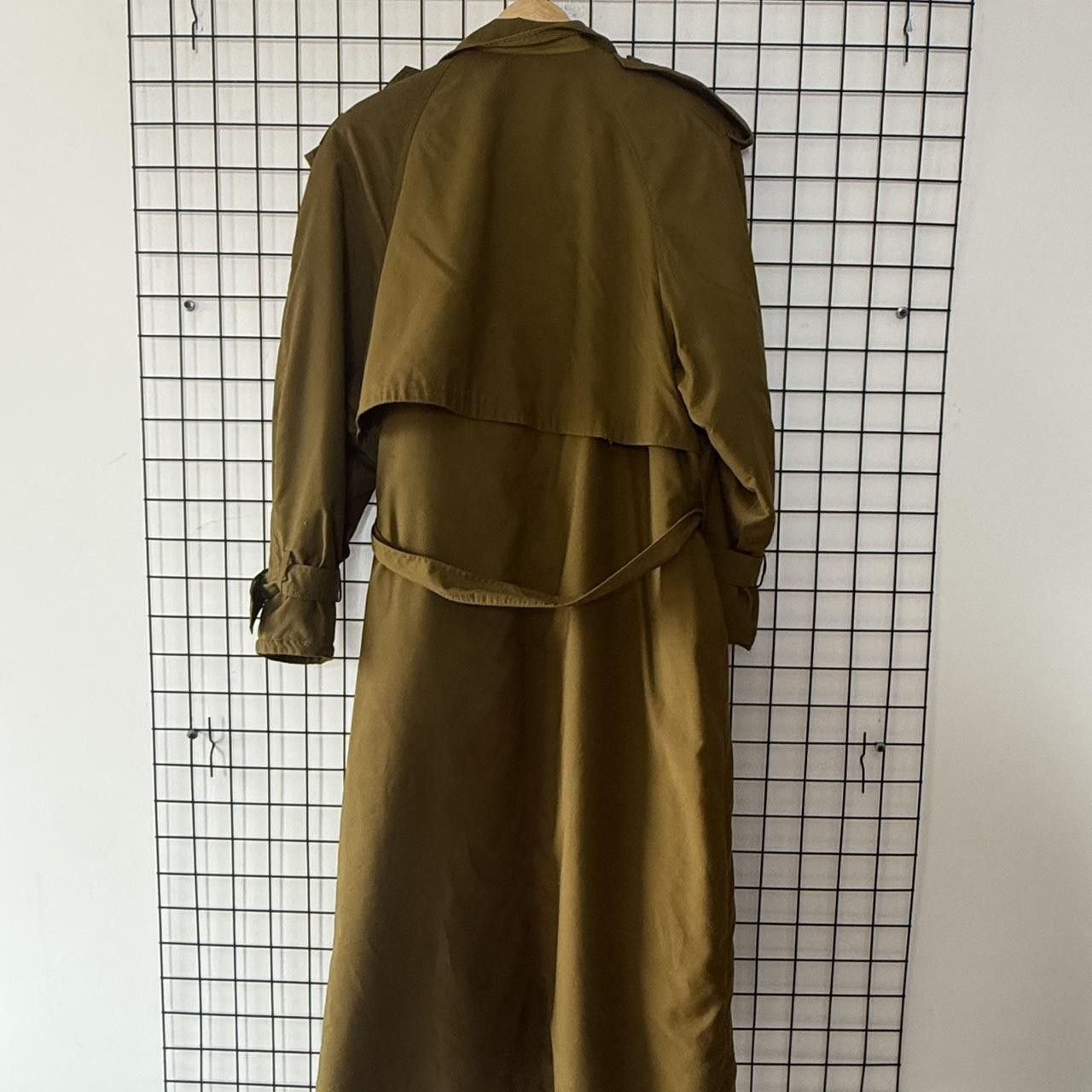Vintage Trench Coat Brown Mustard Vintage With Wool Lining Retro Size US L / EU 52-54 / 3 - 2 Thumbnail