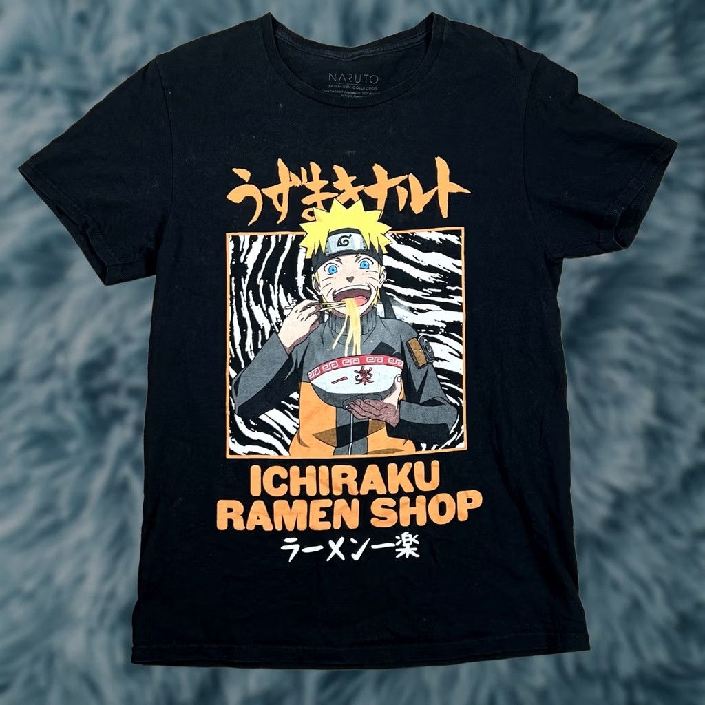 Vintage Naruto Anime Graphic Print Mens Shirt Medium Black Size US M / EU 48-50 / 2 - 1 Thumbnail