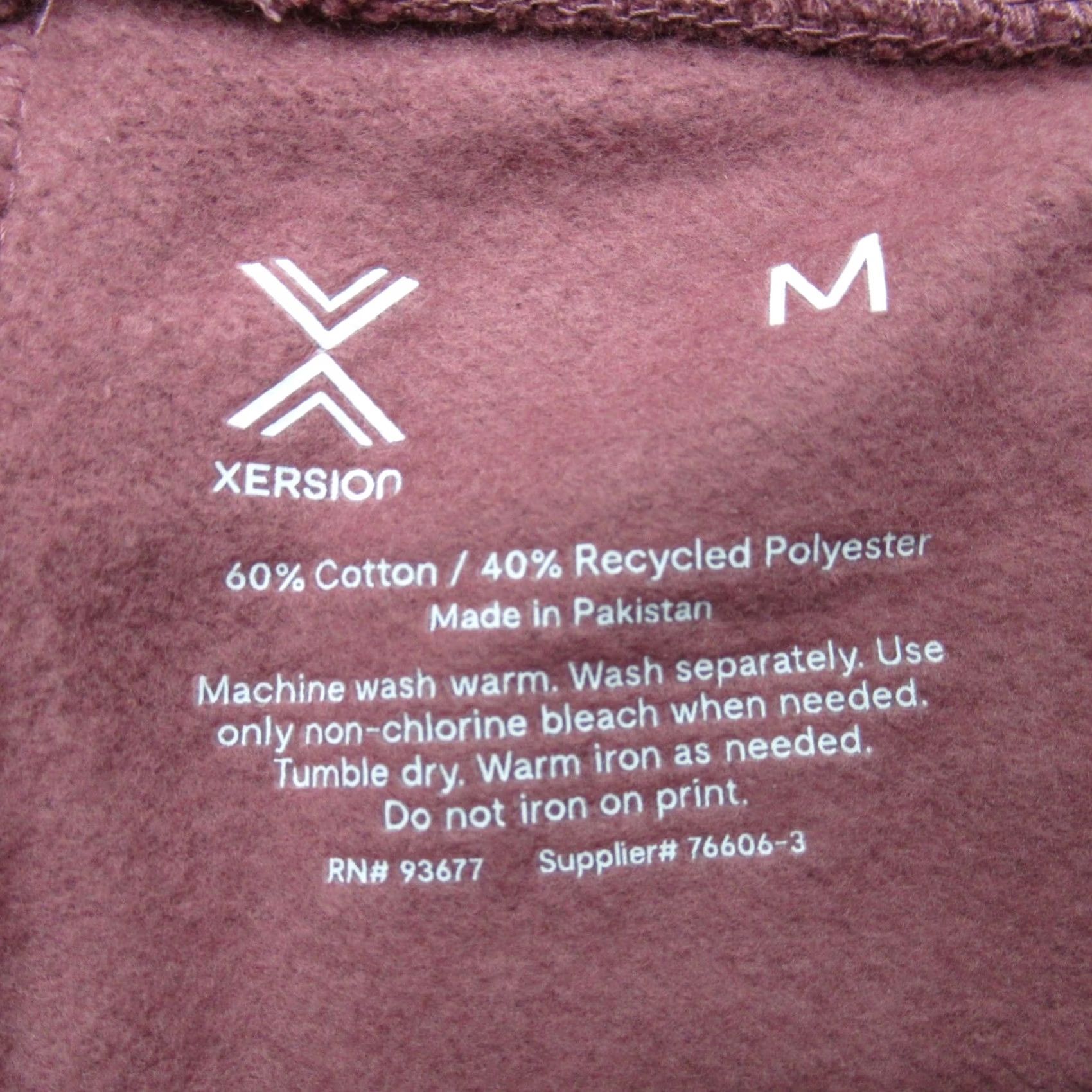 Vintage Xersion Jogger Pants Mens Medium Quick-Dri Brushed Interior Crushed Berry NEW Size US 31 - 6 Thumbnail