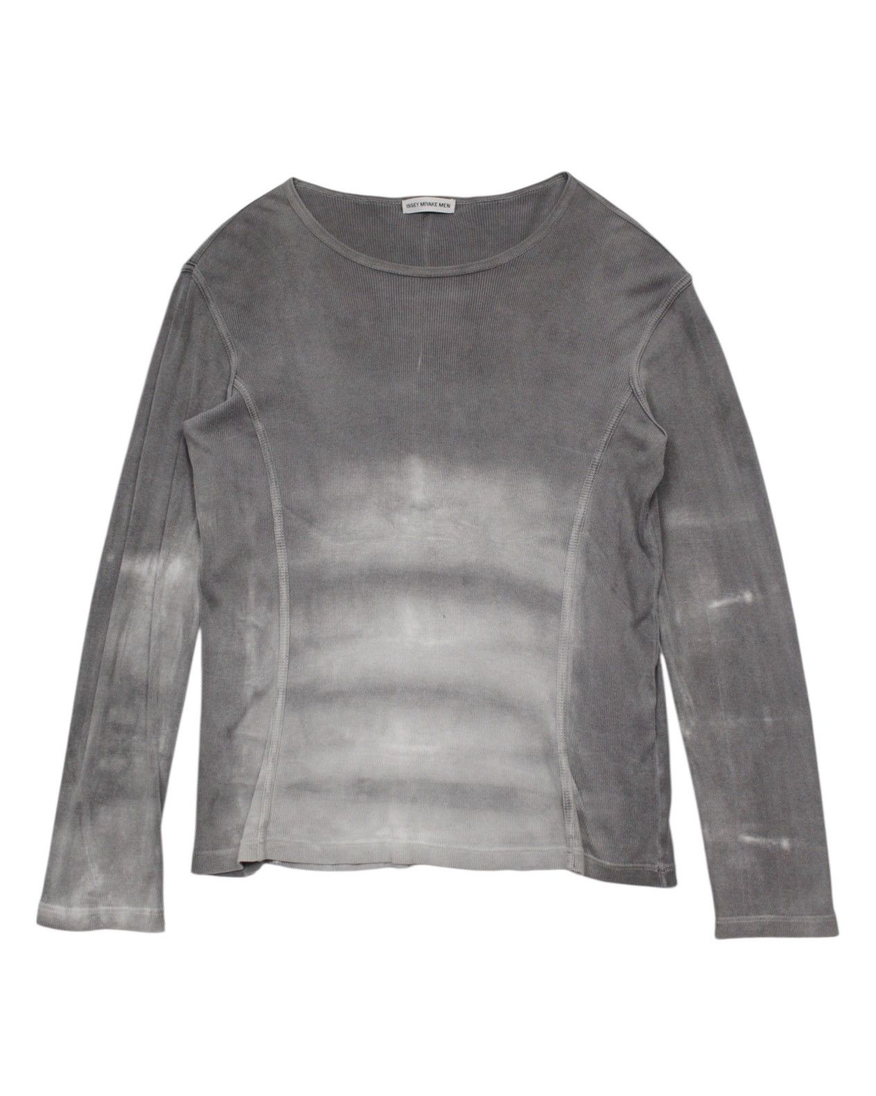 Issey Miyake SS2000 ISSEY MIYAKE MEN GRADIENT RIBBED LONG SLEEVE TOP Size US L / EU 52-54 / 3 - 1 Thumbnail