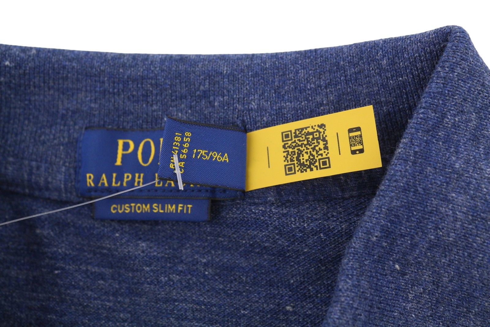 Ralph Lauren CUSTOM SLIM FIT M Melange Embroidered Logo 87908 Size US M / EU 48-50 / 2 - 8 Thumbnail